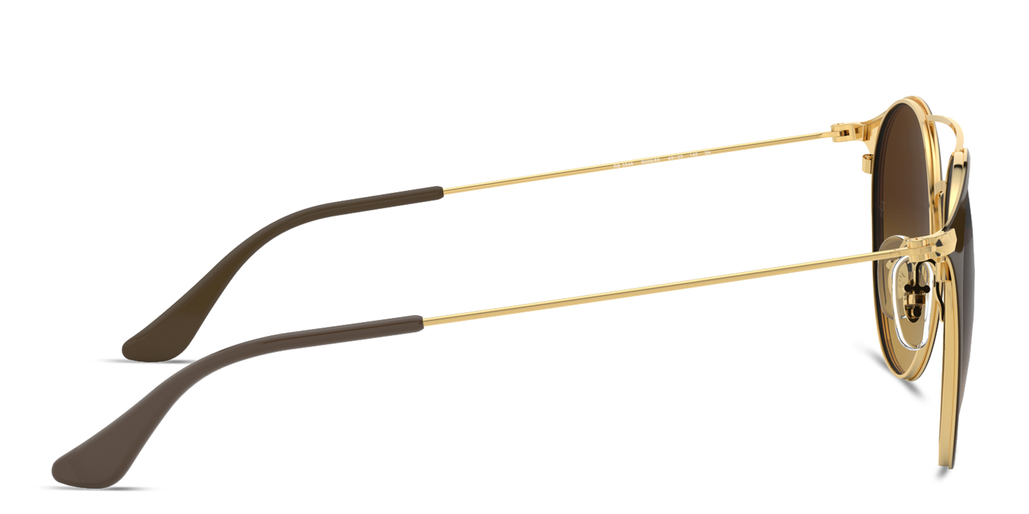 Ray-Ban Unisex Panthos Sunglasses in Brown On Gold – Product Photo 3