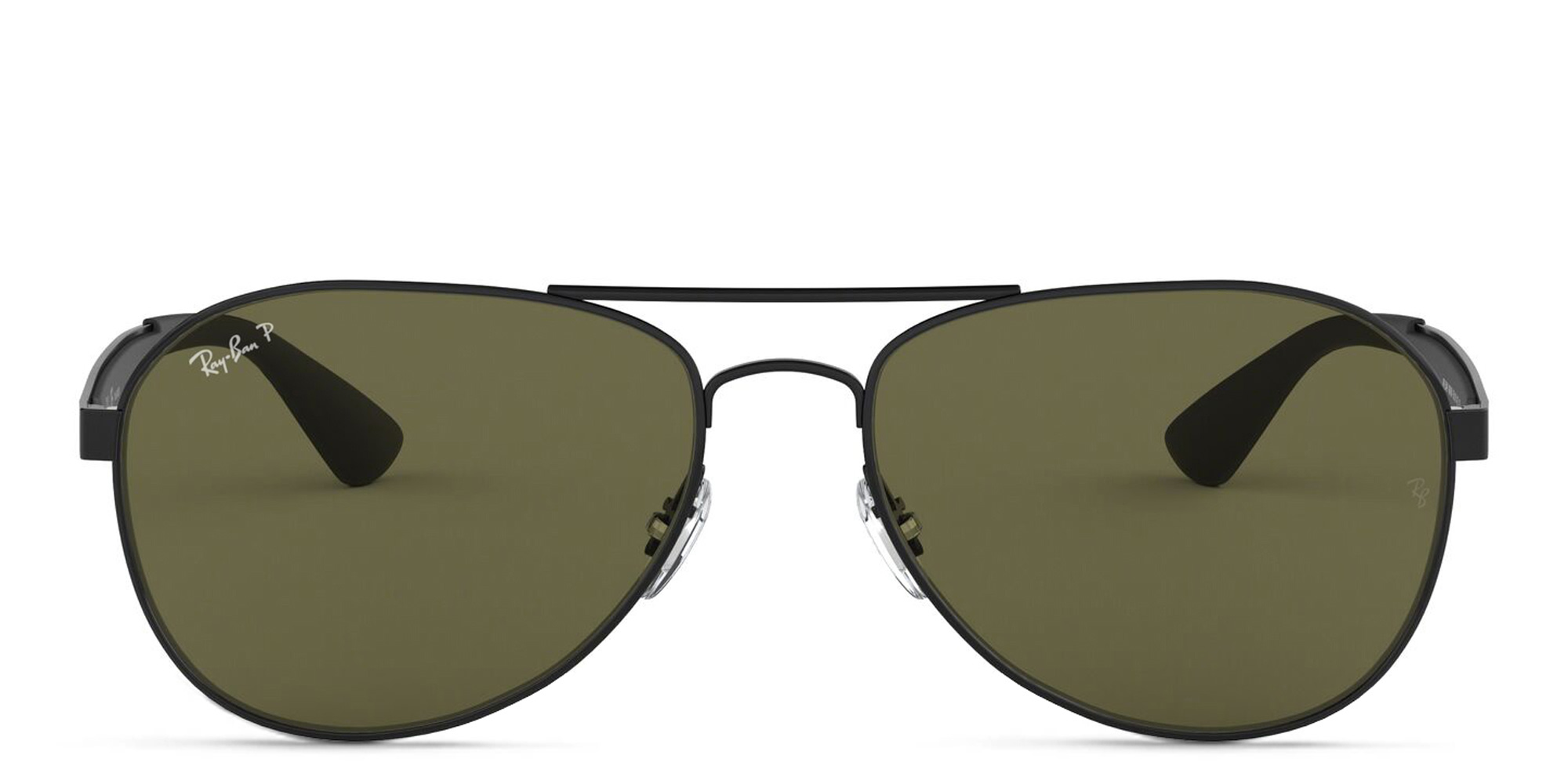 Ray-Ban Unisex Aviator Sunglasses in Black – Product Photo 1