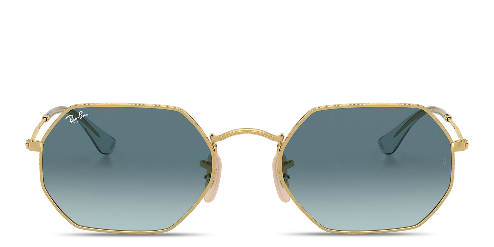 Shop Ray-Ban Octagonal Classic Unisex Sunglasses in Arista Gold online.