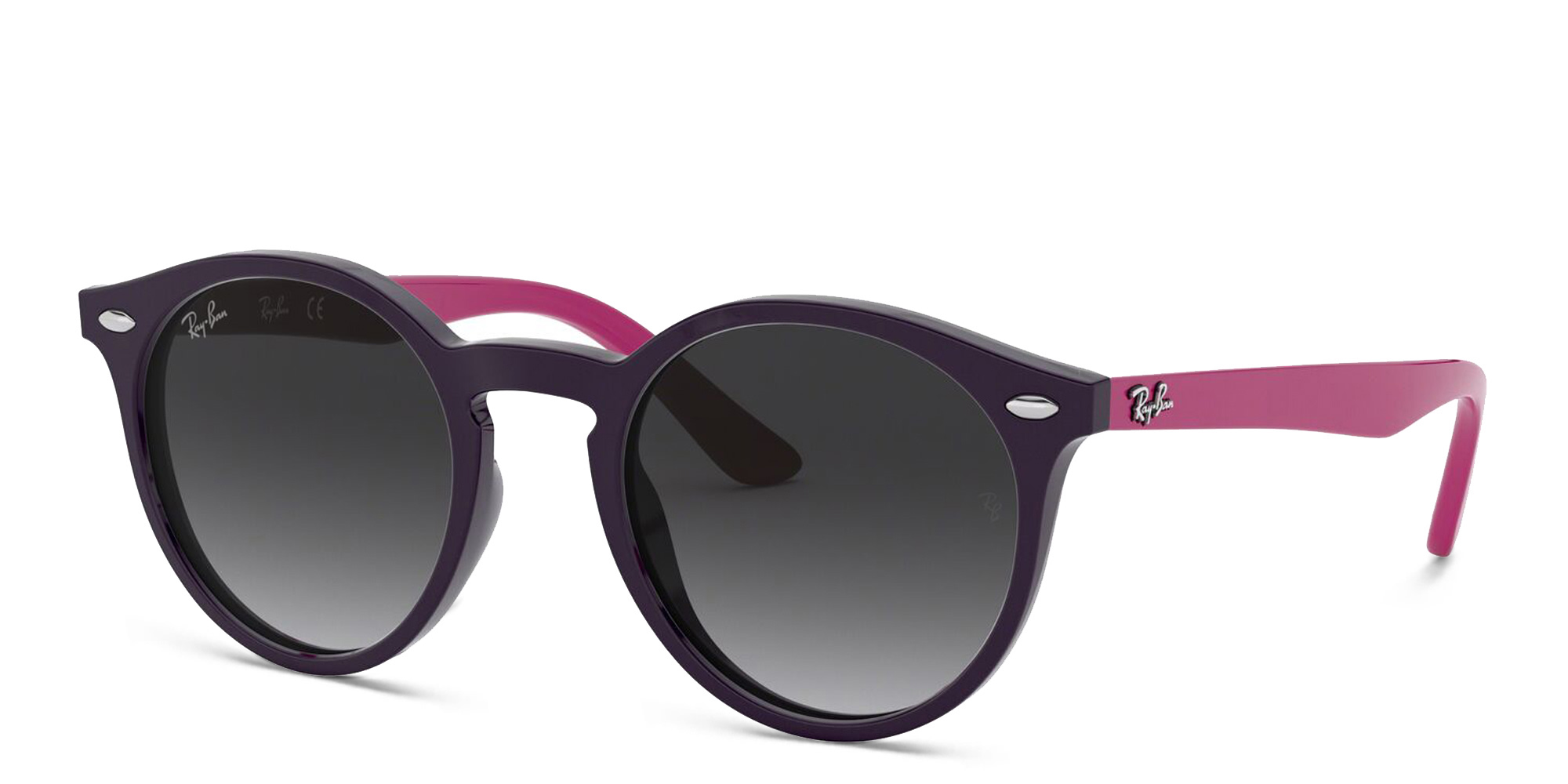 Ray-Ban Junior Kids Panthos Sunglasses in Violet – Product Photo 2