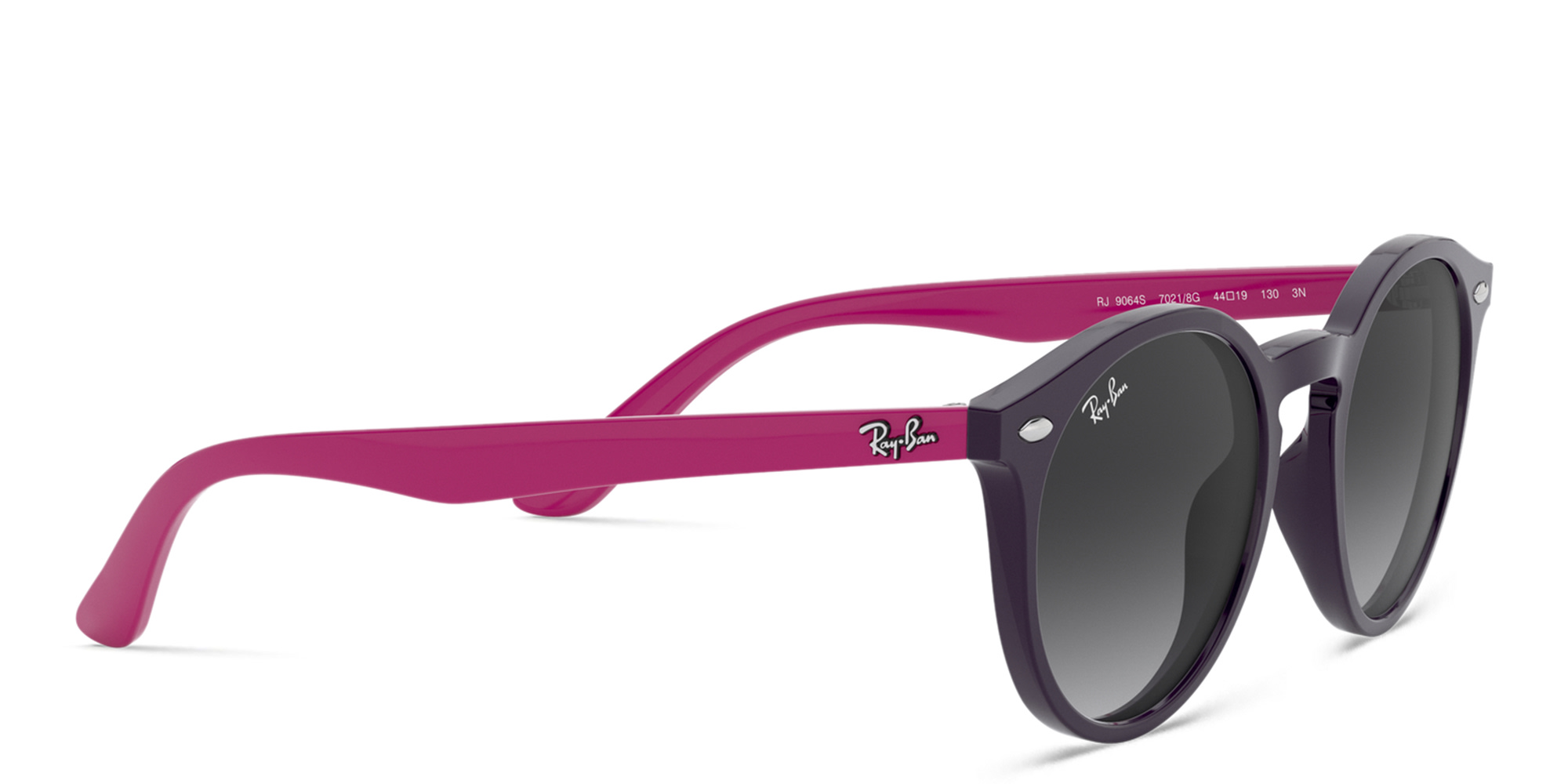 Ray-Ban Junior Kids Panthos Sunglasses in Violet – Product Photo 4