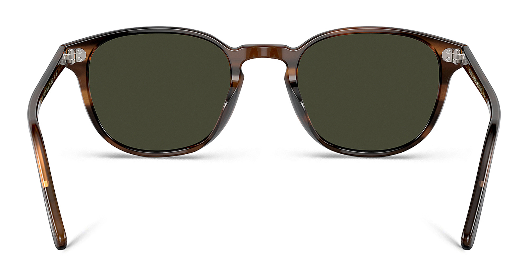 OLIVER PEOPLES Round Sunglasses in Tuscany Tortoise – Product Photo 4
