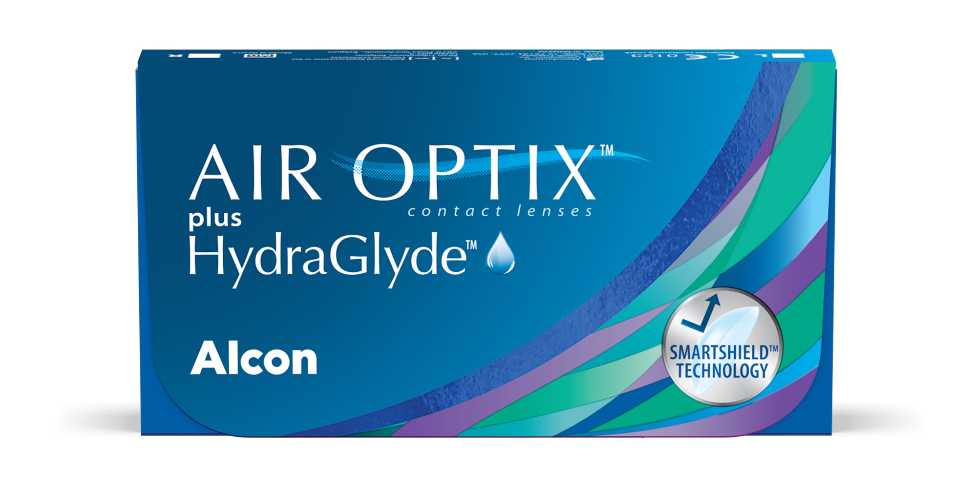 Shop AIR OPTIX Plus HydraGlyde Clear Contact Lenses - Pack of 6 online.