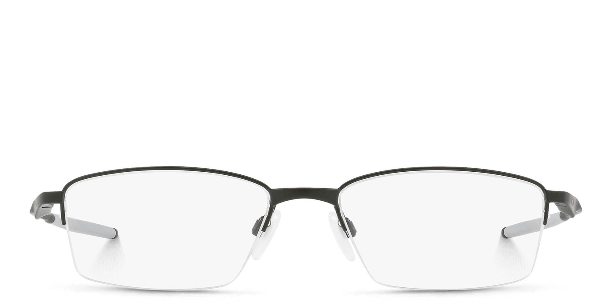 Oakley Limit Switch 0.5 Half-Rim Rectangle Eyeglasses in Black – Product Photo 1