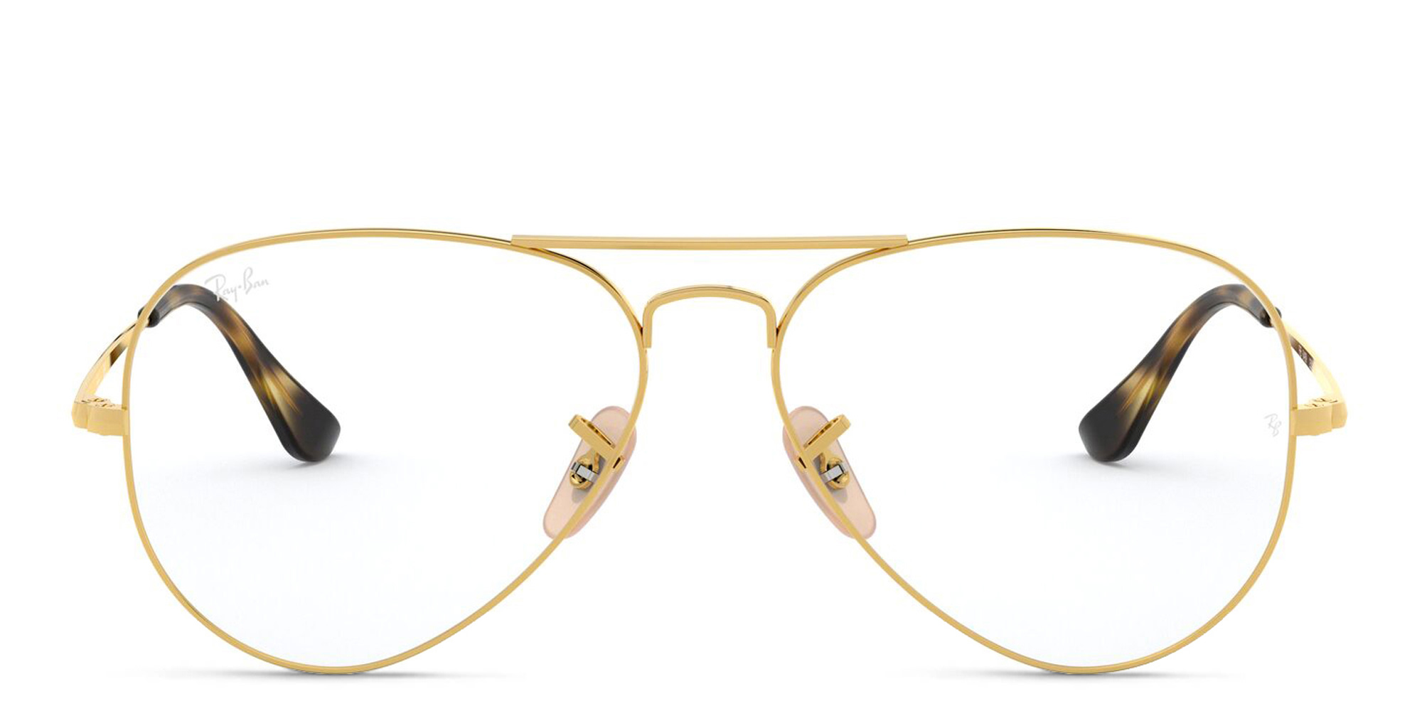 Ray-Ban Pilot Optics Eyeglasses in Gold – Product Photo 1
