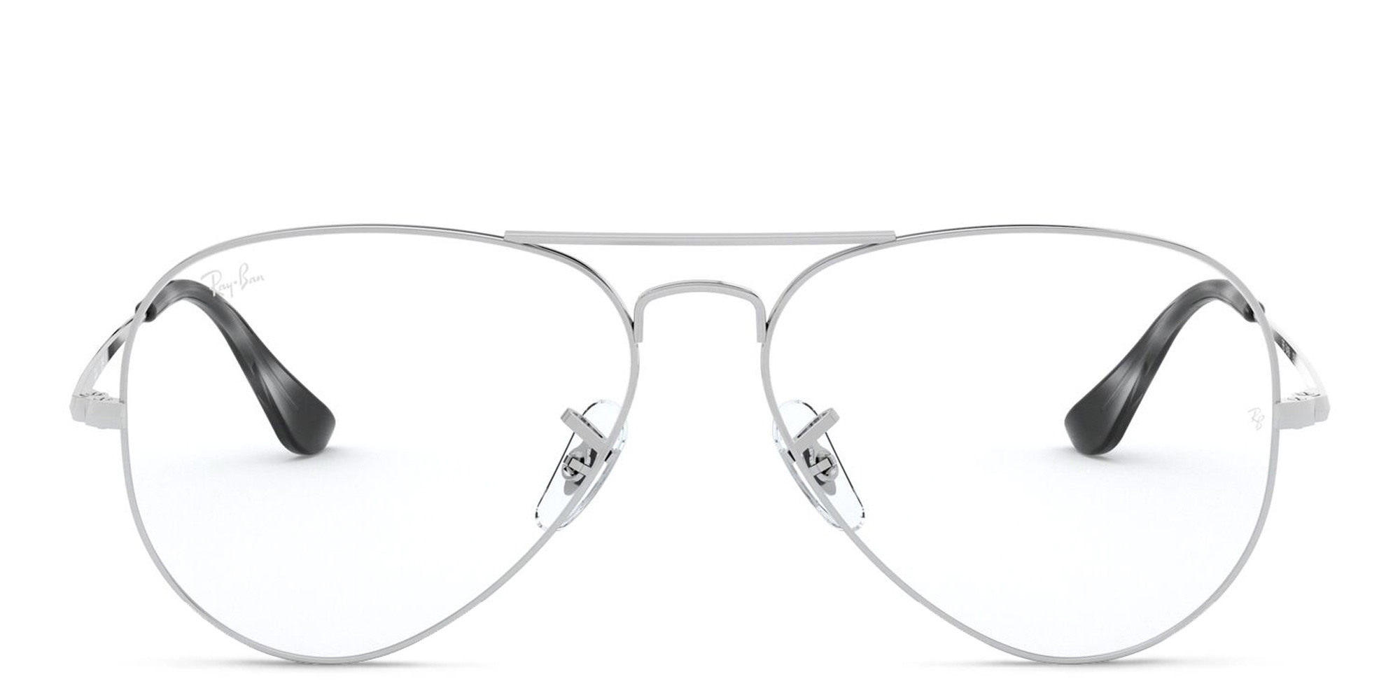 Ray-Ban Pilot Optics Eyeglasses in Silver – Product Photo 1