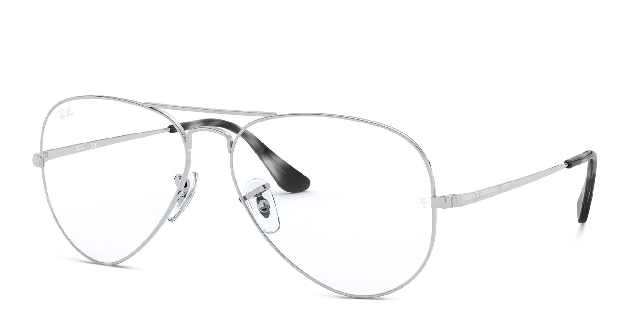Ray-Ban Pilot Optics Eyeglasses in Silver – Product Photo 2