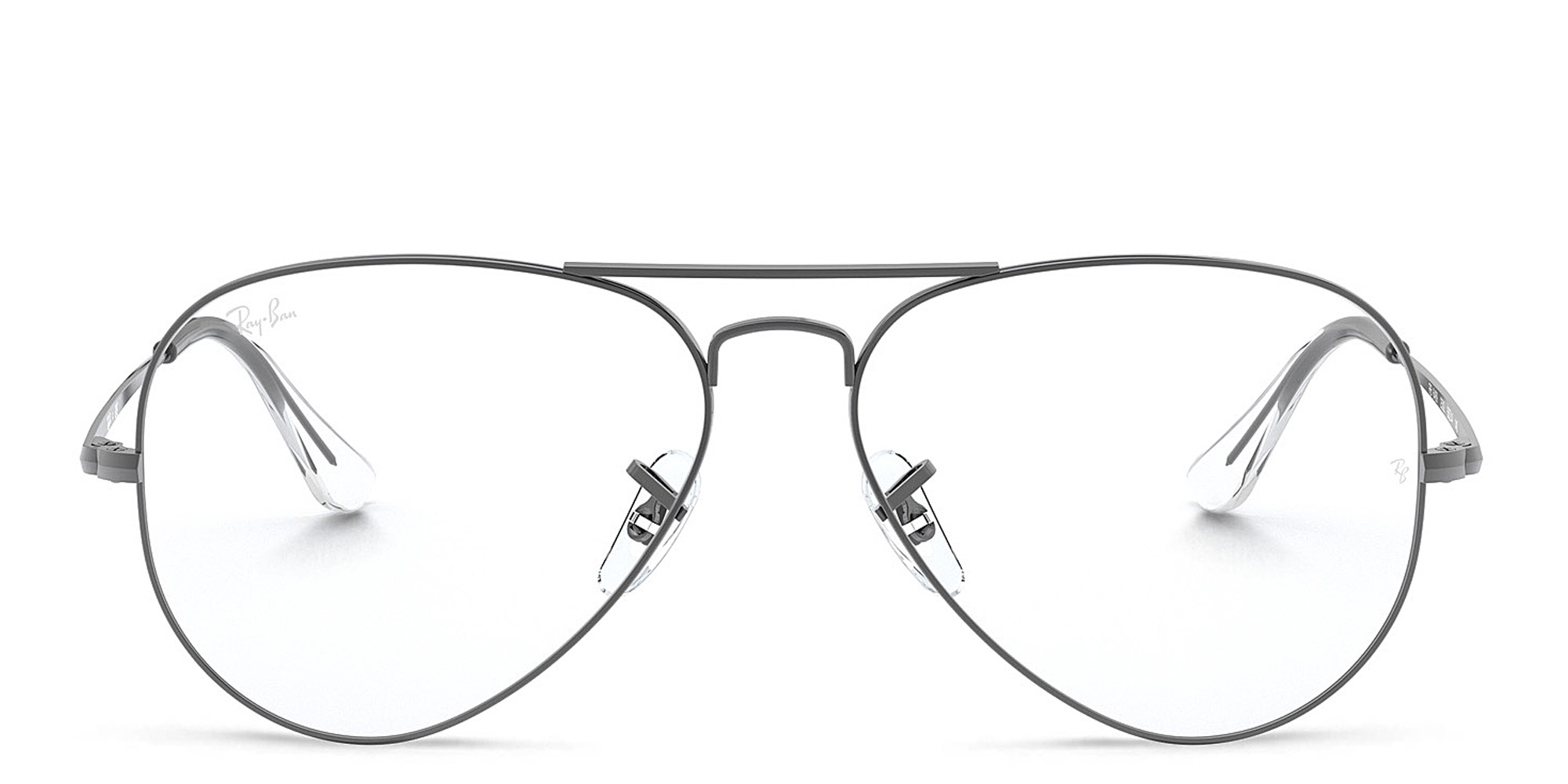 Ray-Ban Unisex Aviator Eyeglasses in Gunmetal – Product Photo 1