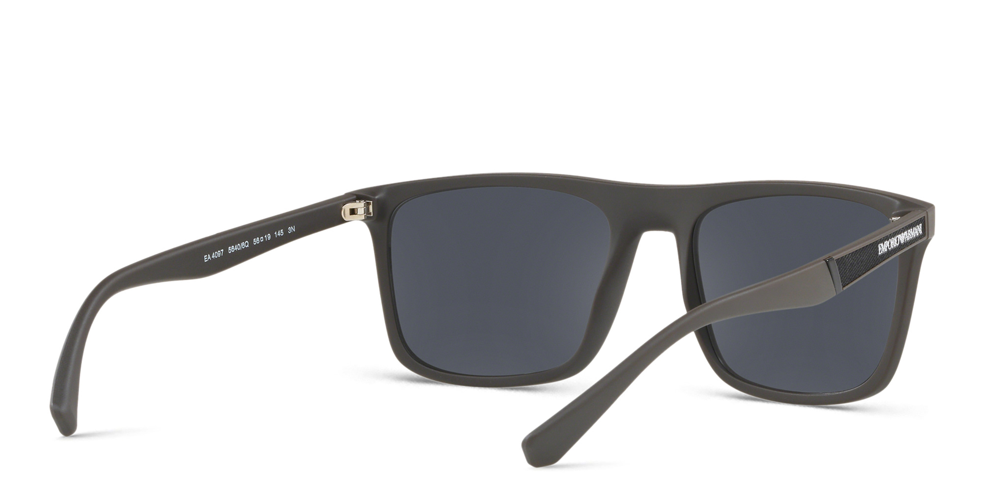 نظارات شمسية مربعة من امبوريو أرماني بلون بني مطفي - صورة المنتج 3