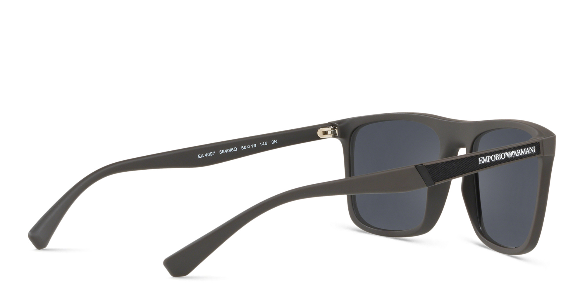 نظارات شمسية مربعة من امبوريو أرماني بلون بني مطفي - صورة المنتج 4