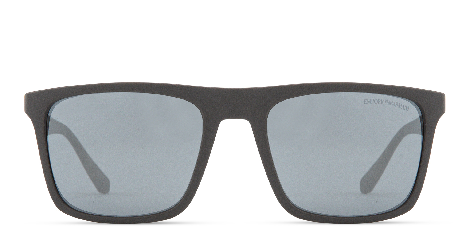 Emporio Armani Square Sunglasses in Matte Brown – Product Photo 1