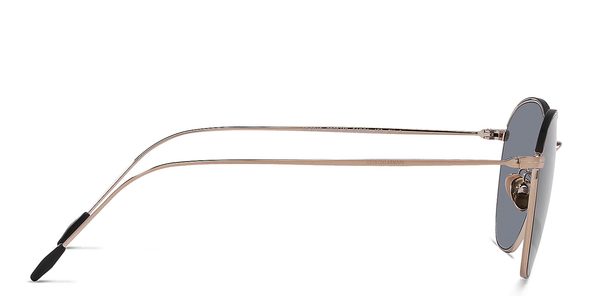 نظارات شمسية مربّعة من جورجو أرماني بلون ذهبي - صورة المنتج 3