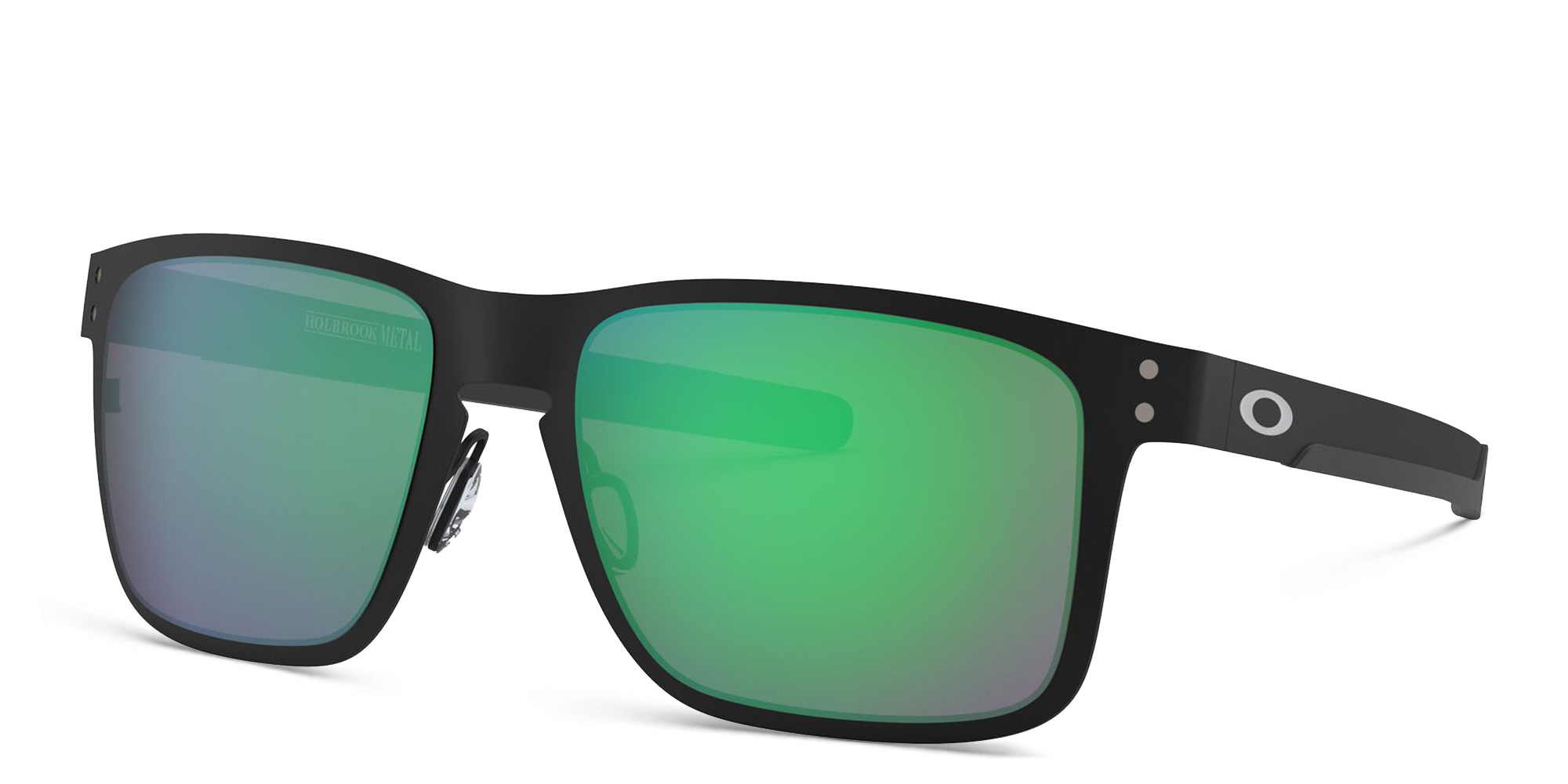 Oakley HOLBROOK™ METAL Square Sunglasses in Matte Black – Product Photo 2
