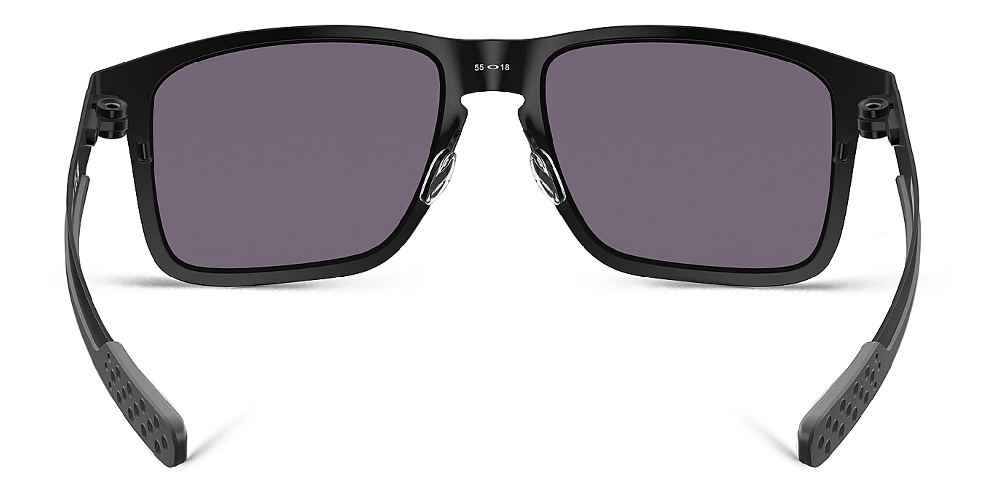 Oakley HOLBROOK™ METAL Square Sunglasses in Matte Black – Product Photo 4