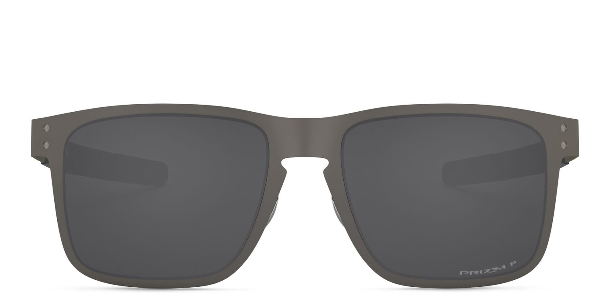 Oakley HOLBROOK™ METAL Square Polarized Sunglasses in Matte Gunmetal – Product Photo 1