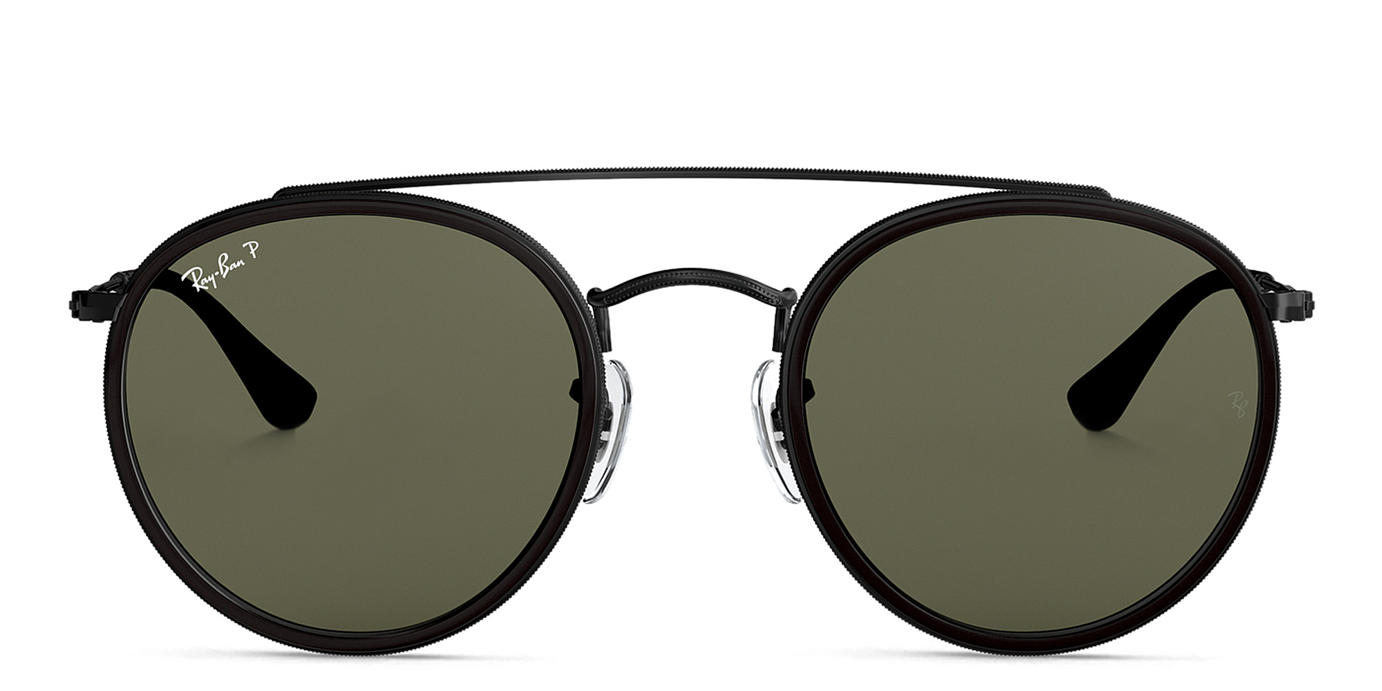 Ray-Ban Unisex Round Sunglasses in Black – Product Photo 1