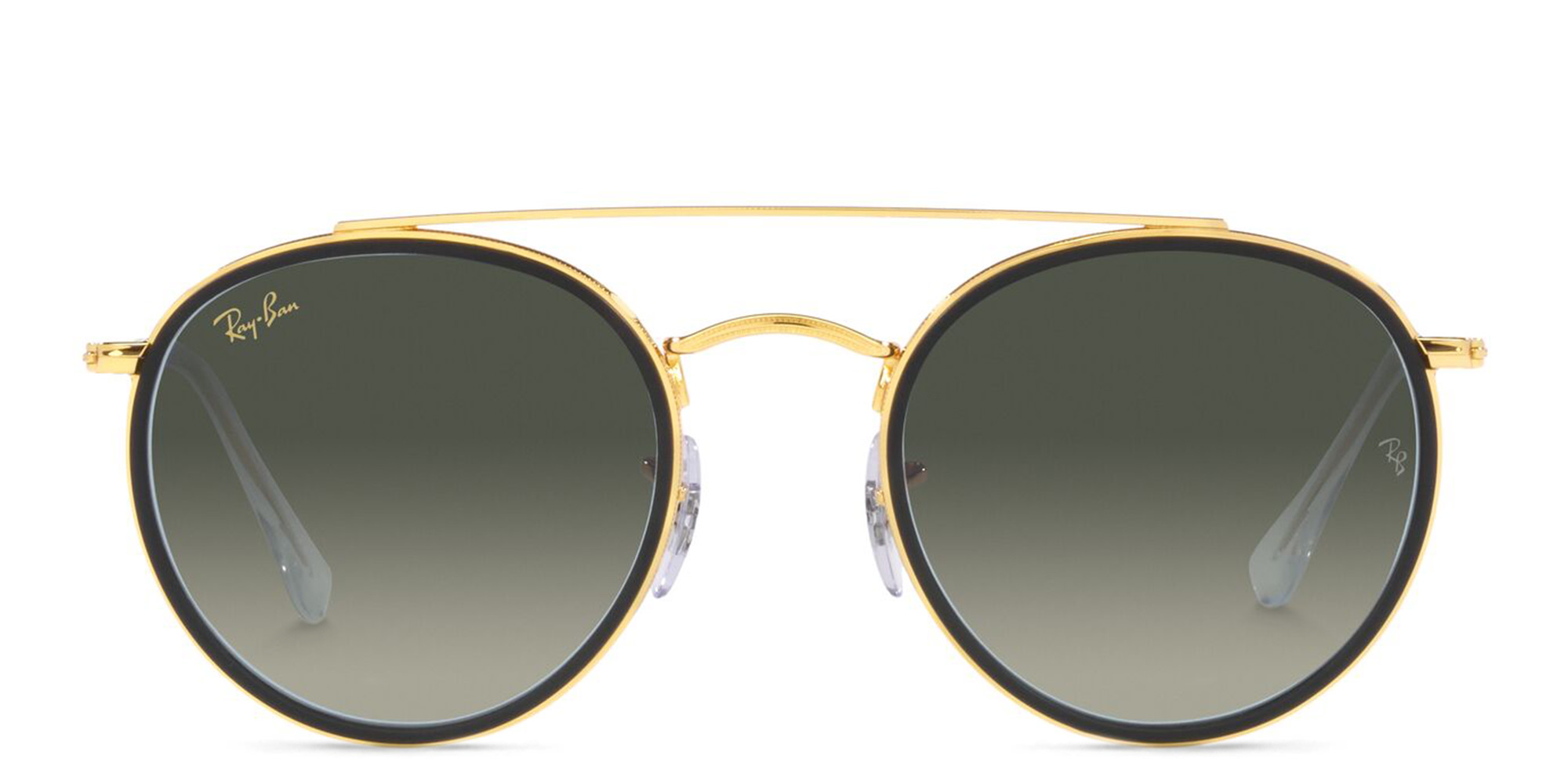 Ray-Ban Unisex Round Sunglasses in Gold – Product Photo 1