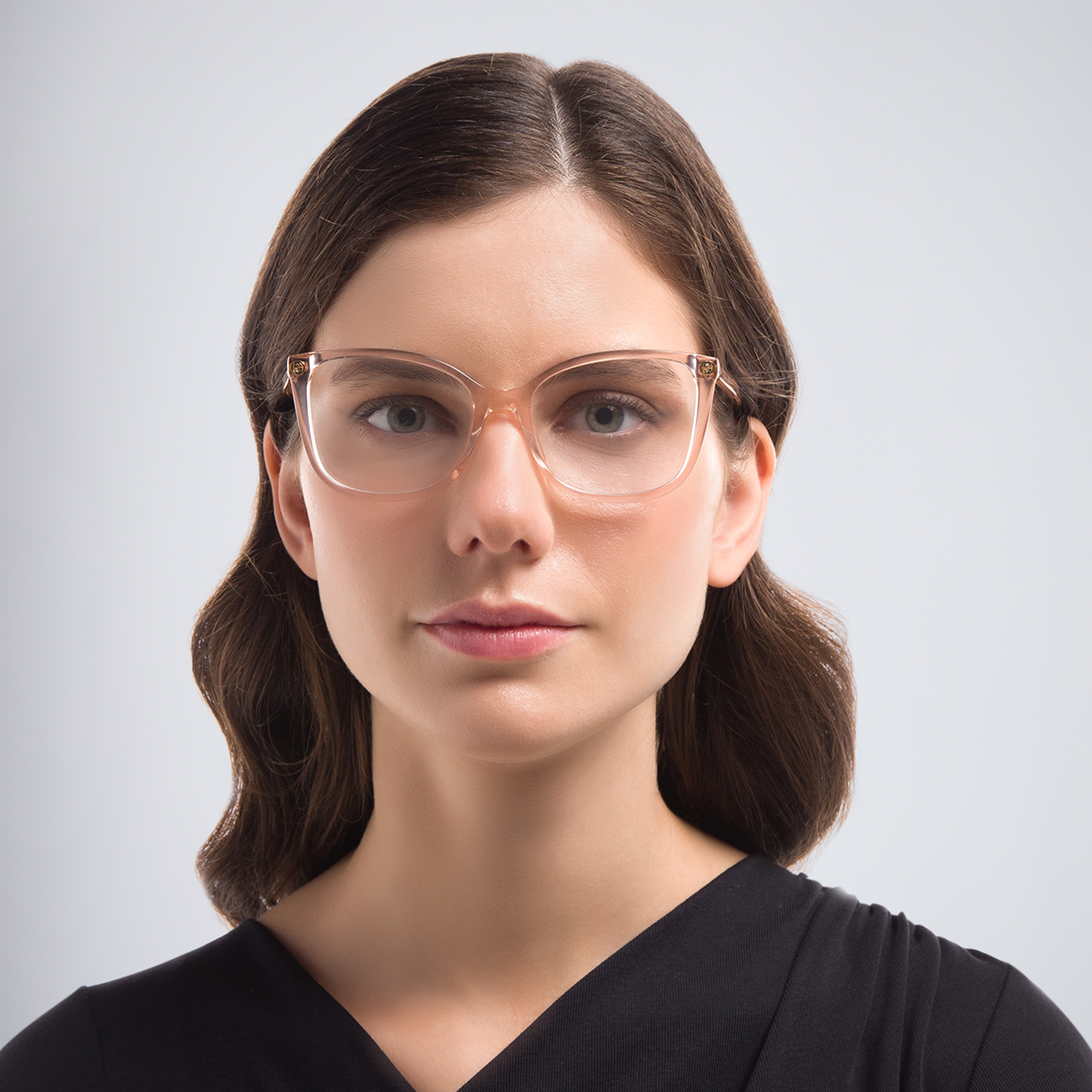 GUCCI Cat-Eye Eyeglasses in Nude – Product Photo 5