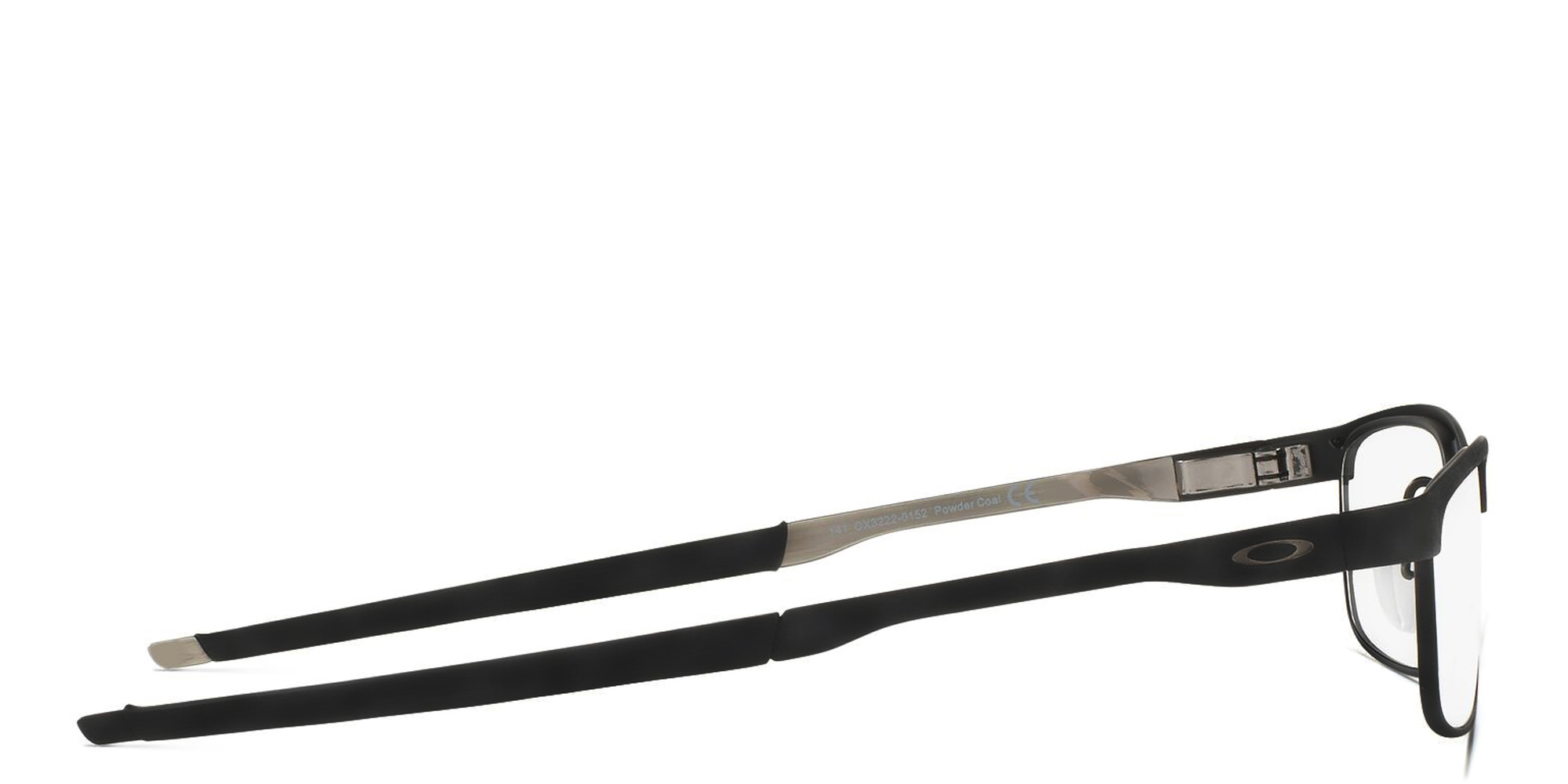 Oakley Steel Plate™ Rectangle Eyeglasses in Powder Coal – Product Photo 3