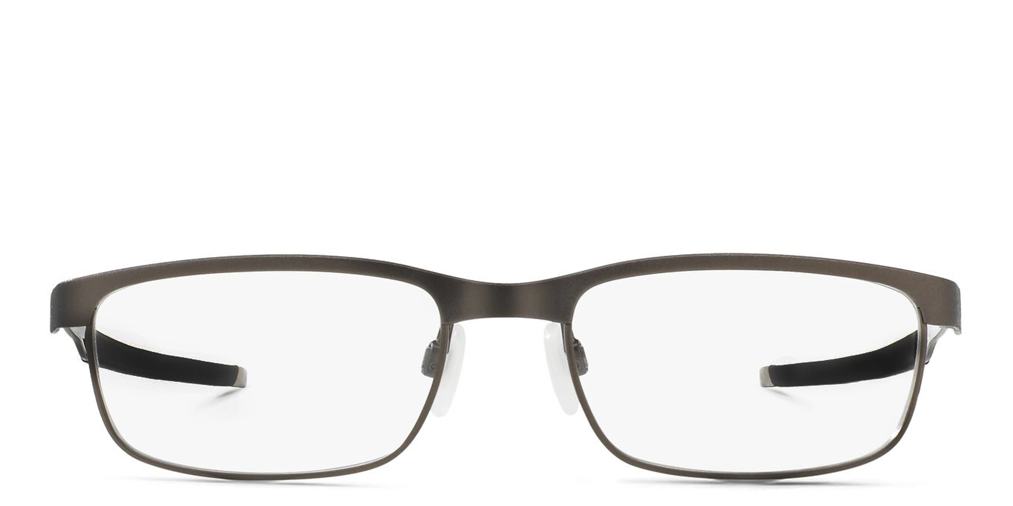 Oakley Steel Plate™ Rectangle Eyeglasses in Grey – Product Photo 1