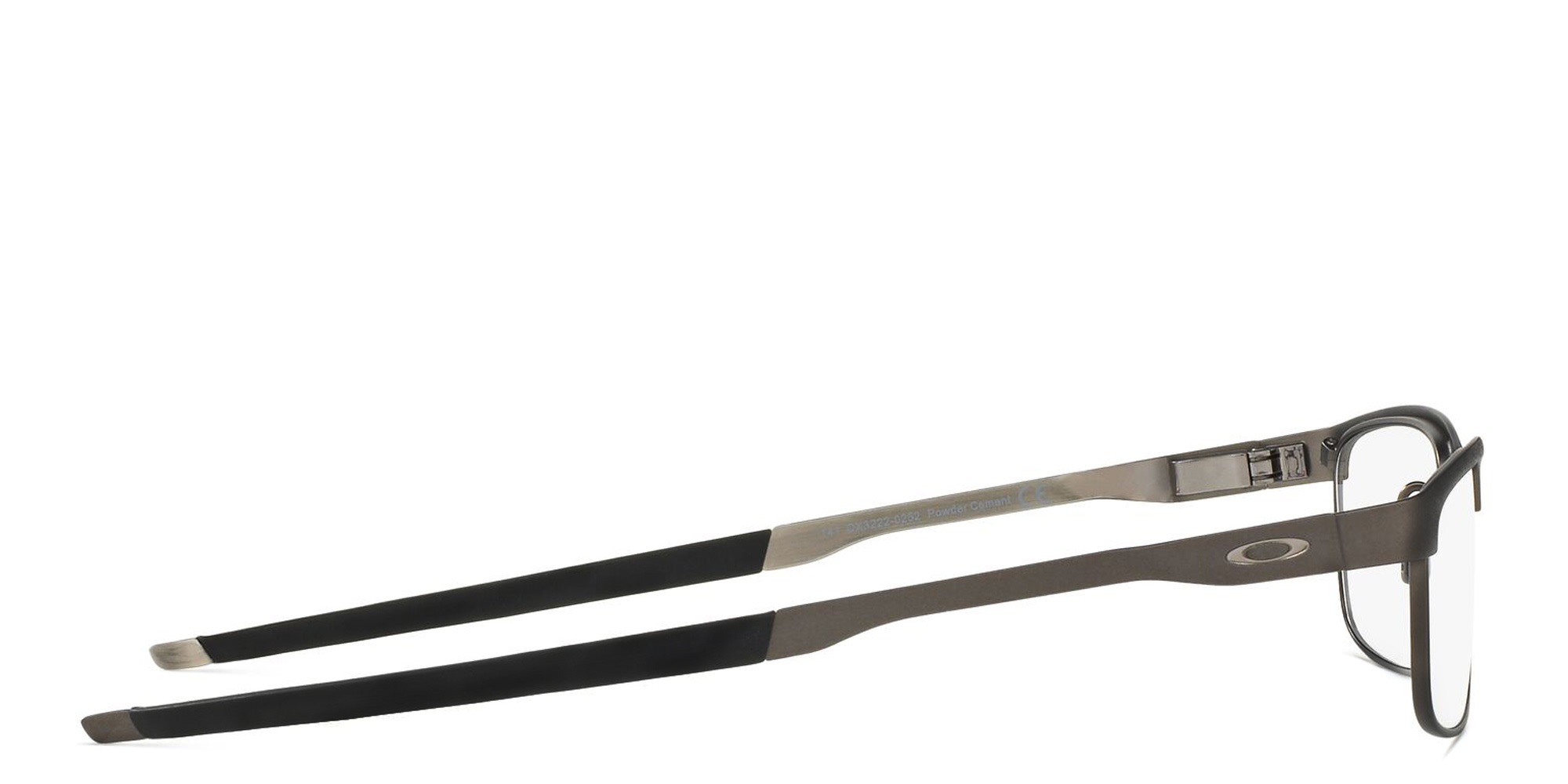 Oakley Steel Plate™ Rectangle Eyeglasses in Grey – Product Photo 3