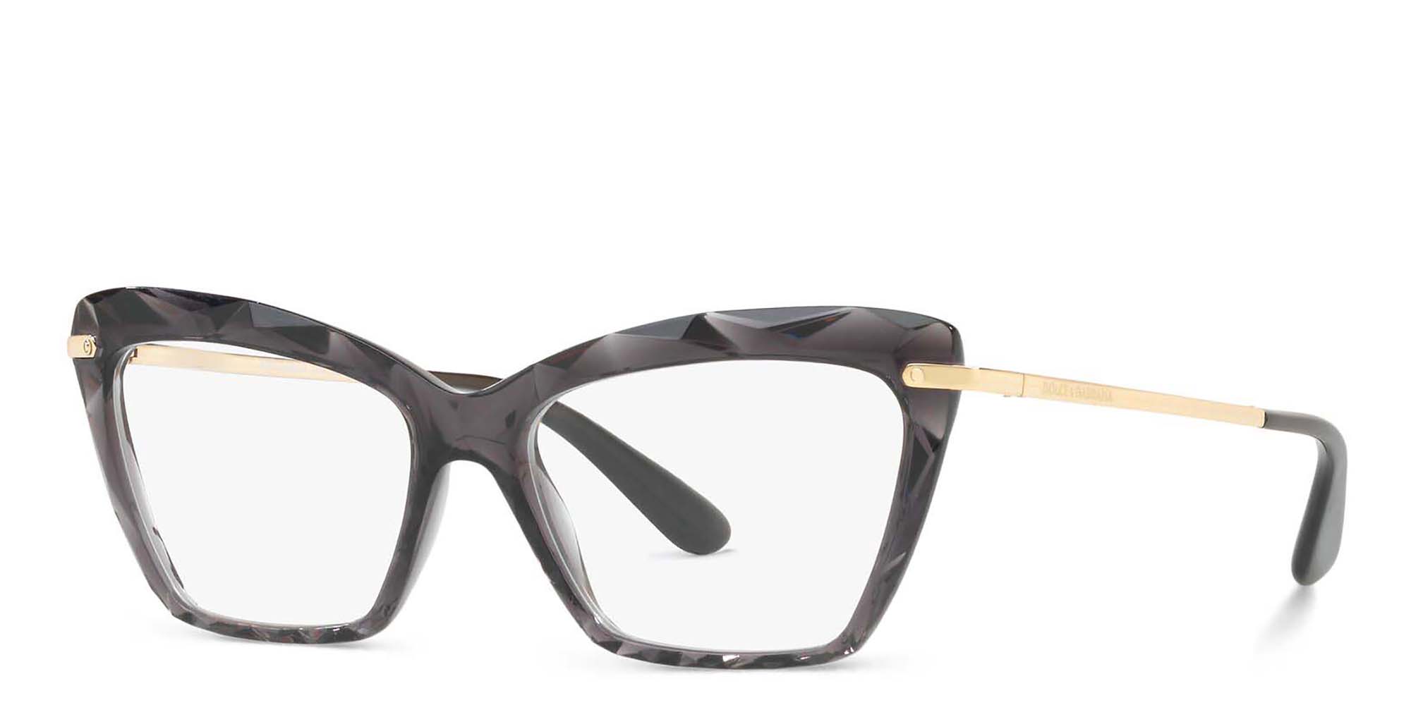 Dolce & Gabbana Cat Eye Eyeglasses in Grey – Product Photo 2