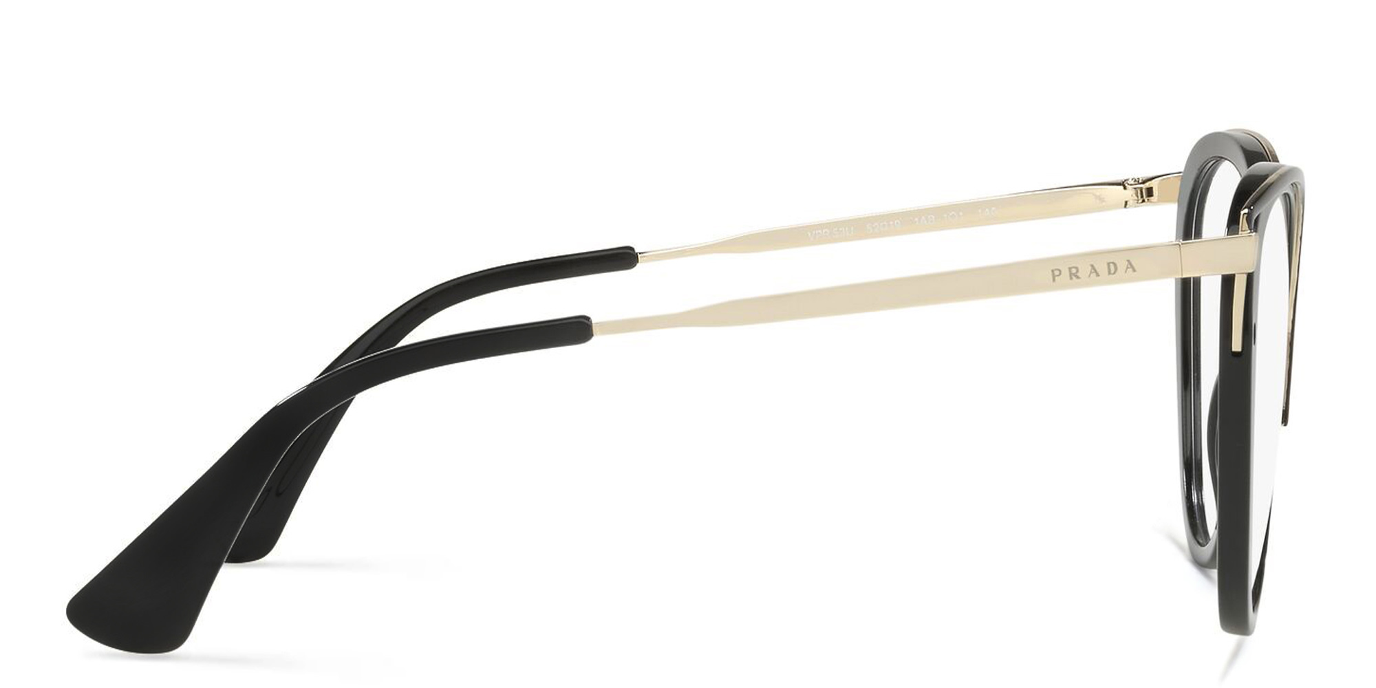 PRADA Cat Eye Eyeglasses in Black – Product Photo 3