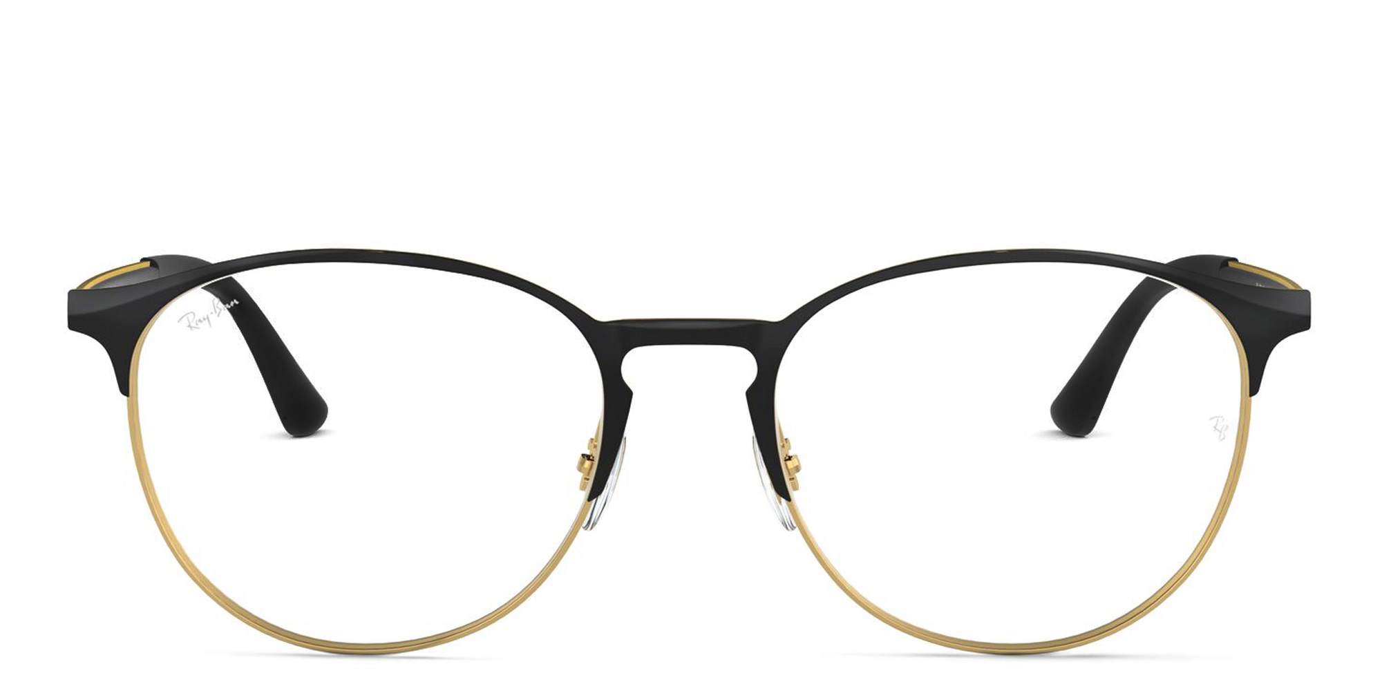 Ray-Ban Unisex Panthos Eyeglasses in Black On Gold – Product Photo 1