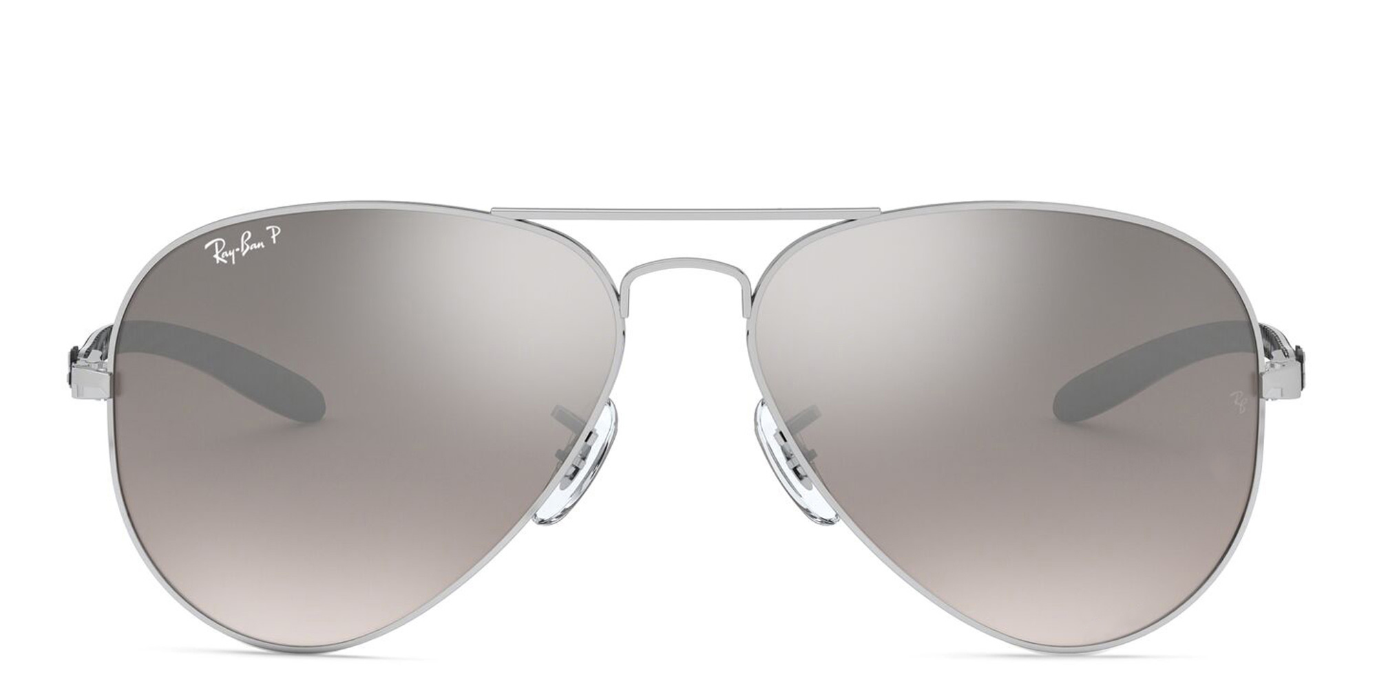 Ray-Ban Unisex Aviator Sunglasses in Silver – Product Photo 1