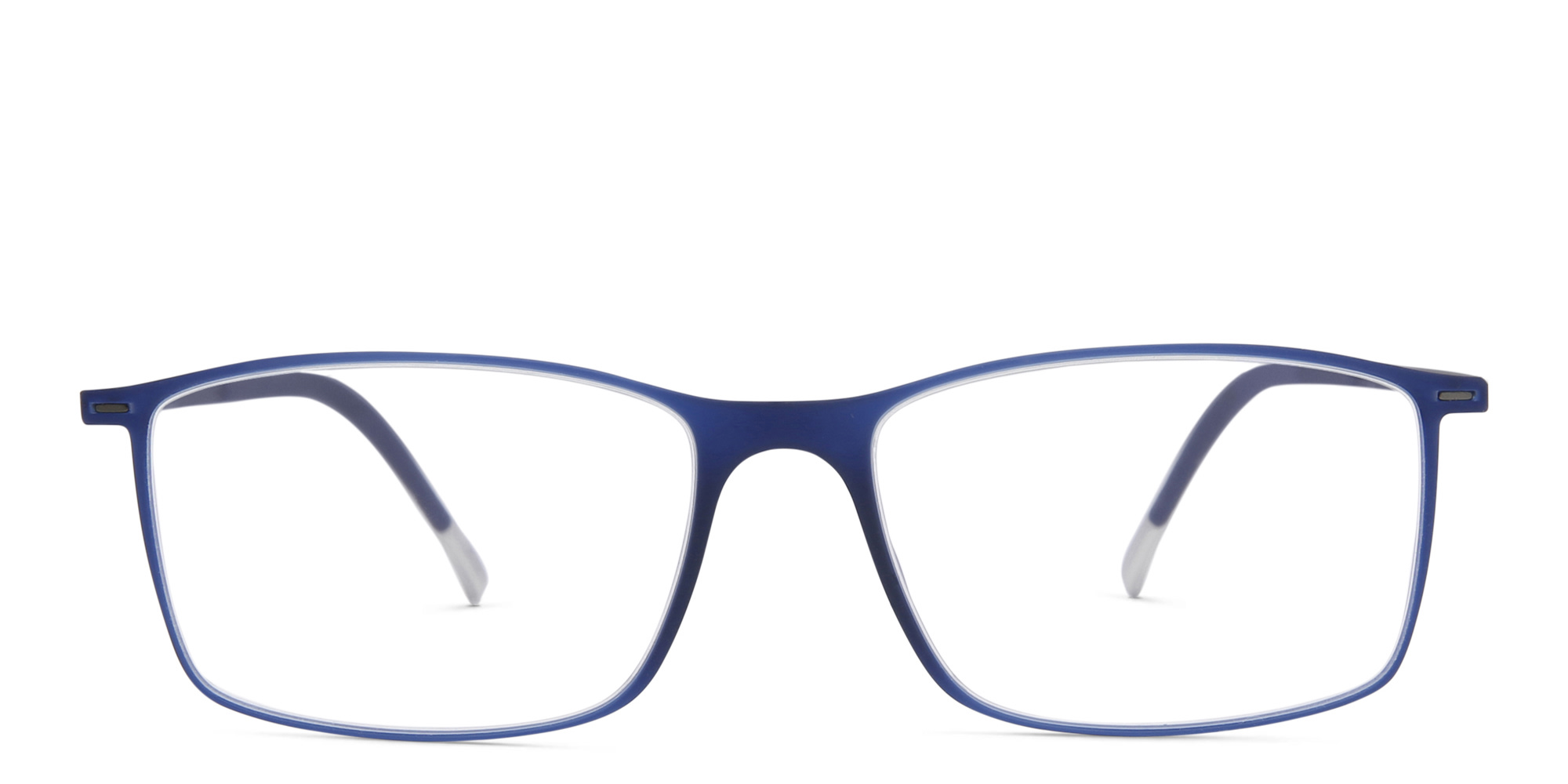 Silhouette Rectangle Eyeglasses in Blue – Product Photo 1
