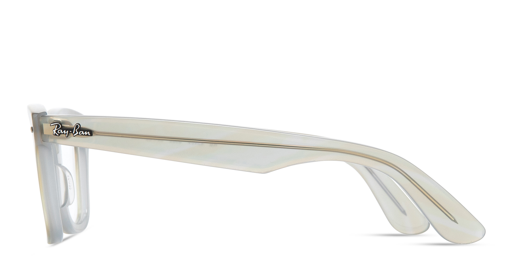 Ray-Ban Wayfarer Ease Optics Change Eyeglasses in Blue – Product Photo 3