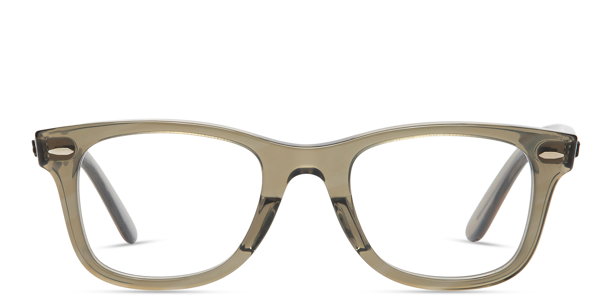 Ray-Ban Wayfarer Ease Optics Change Eyeglasses in Polished Grey – Product Photo 1