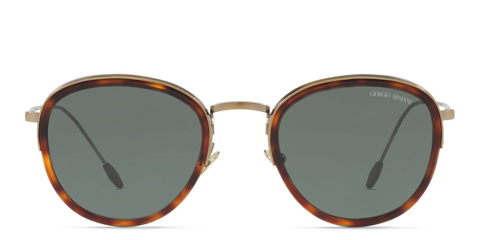 GIORGIO ARMANI Round Sunglasses in Red Havana – Product Photo 1