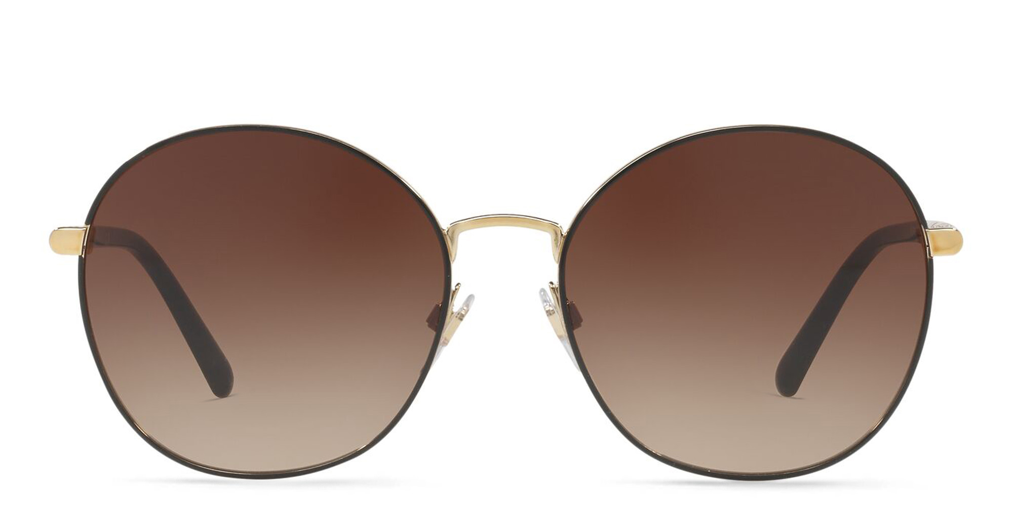 BURBERRY Round Sunglasses in Black – Product Photo 1