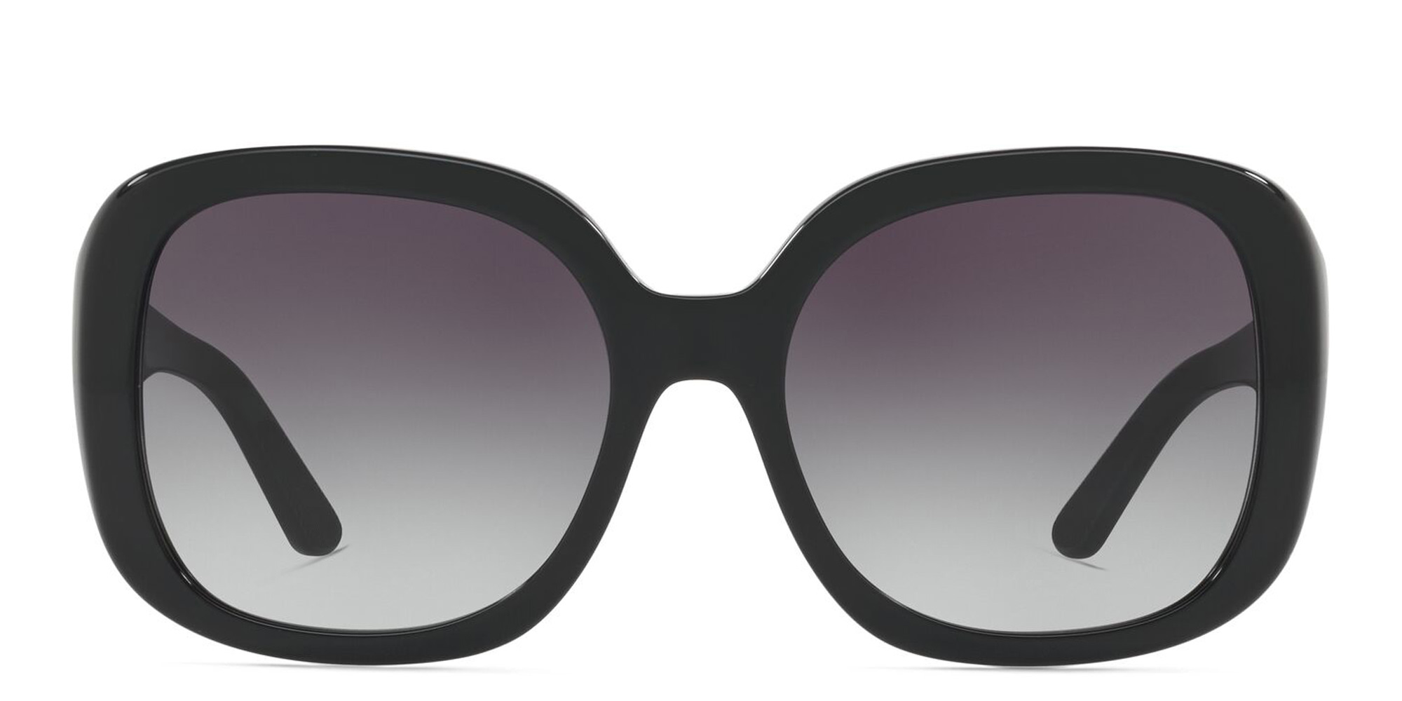 نظارة شمسية مربعة من بربري بلون أسود - صورة المنتج 1