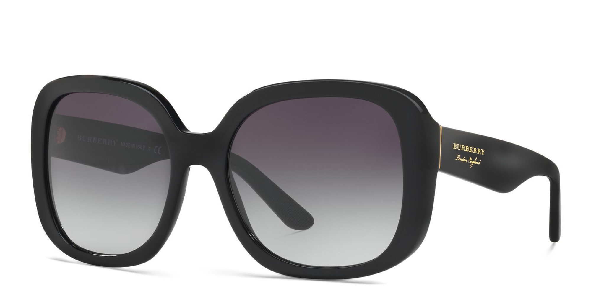 BURBERRY Square Sunglasses in Black – Product Photo 2