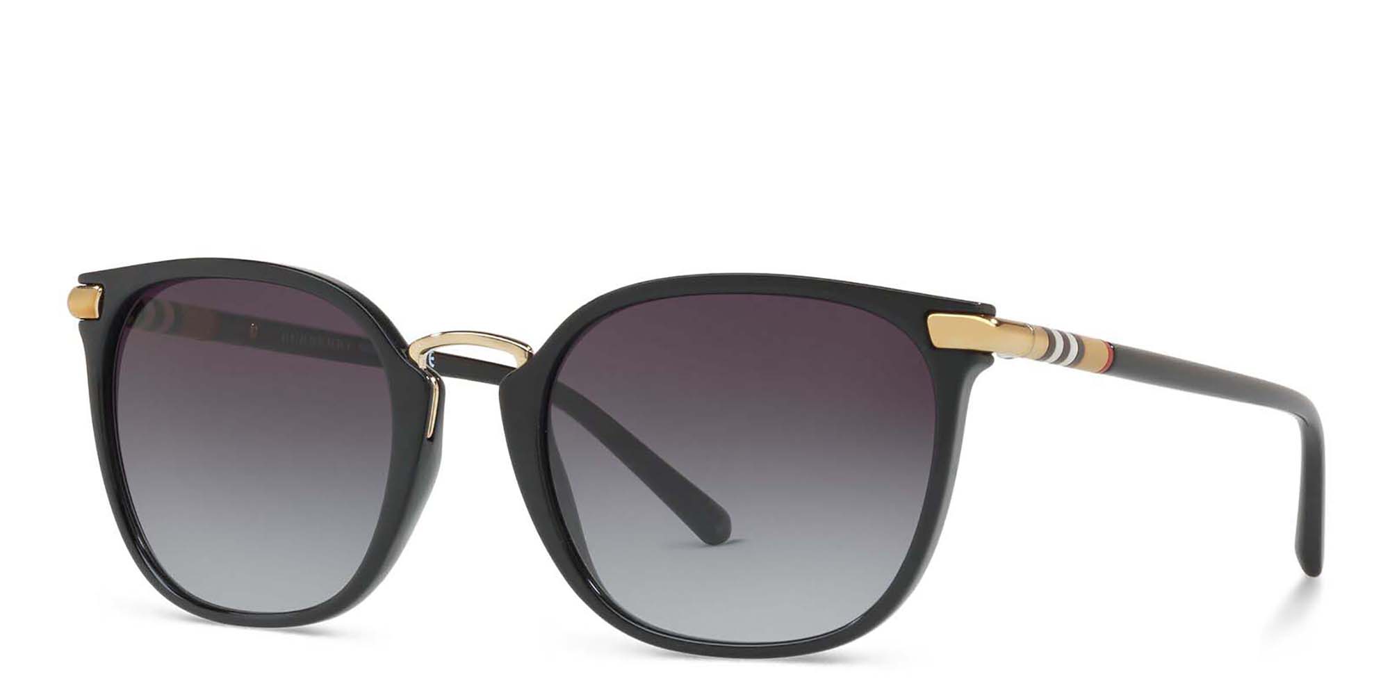 BURBERRY Square Sunglasses in Black – Product Photo 2