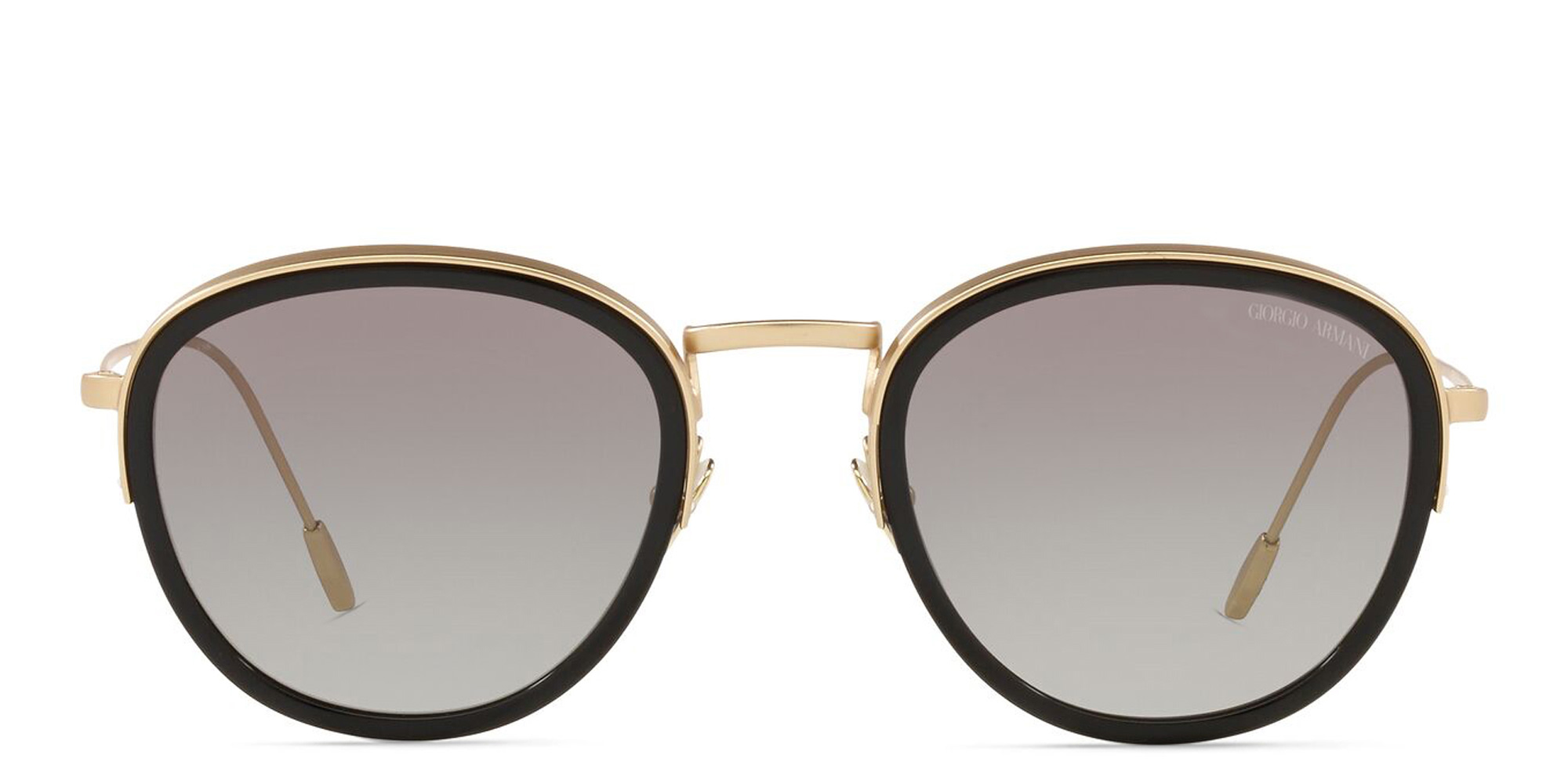 GIORGIO ARMANI Round Sunglasses in Pale Gold – Product Photo 1