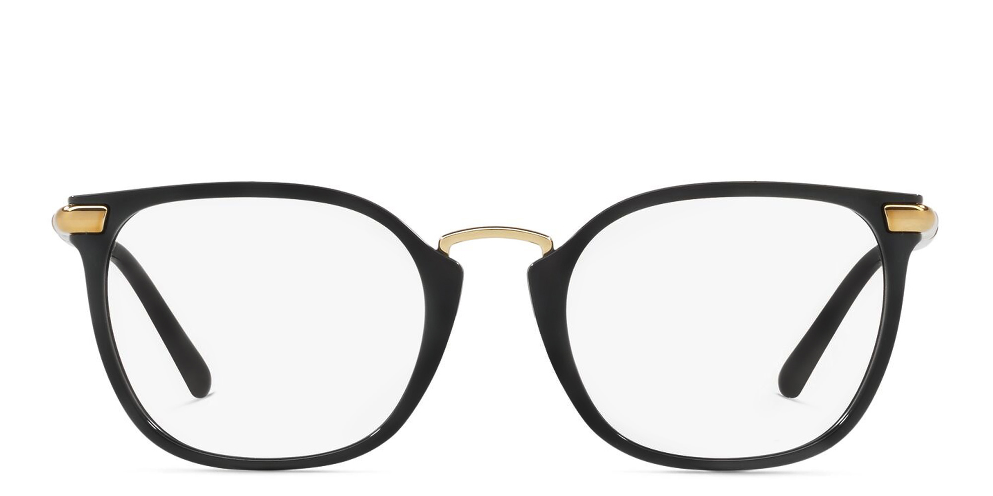 BURBERRY Square Eyeglasses in Matte Black – Product Photo 1