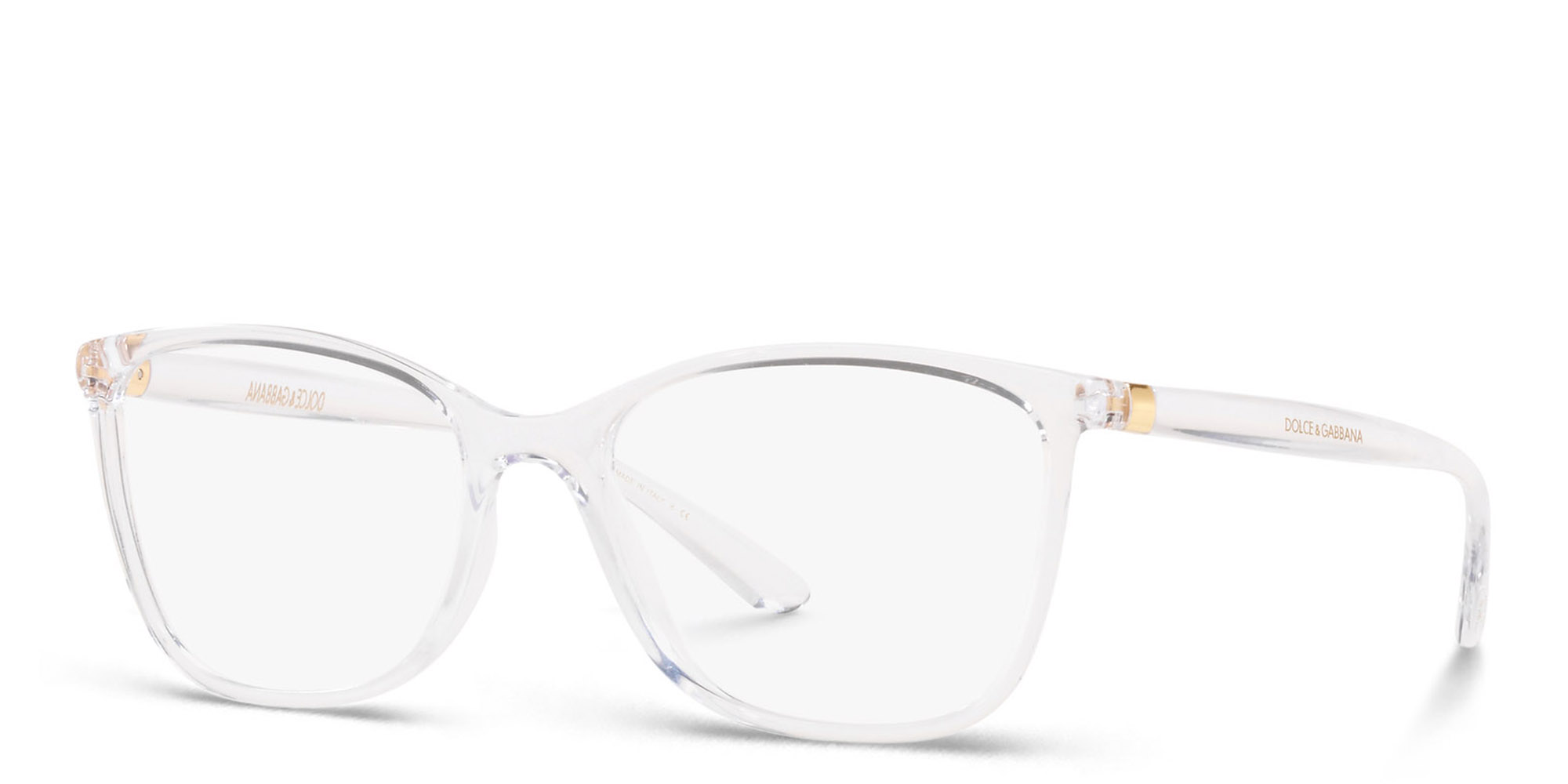 Dolce & Gabbana Rectangle Eyeglasses in Clear – Product Photo 2