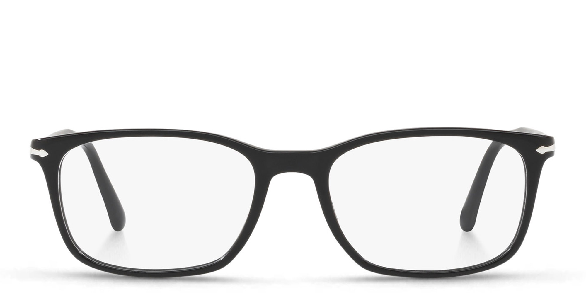 PERSOL Square Eyeglasses in Black – Product Photo 1