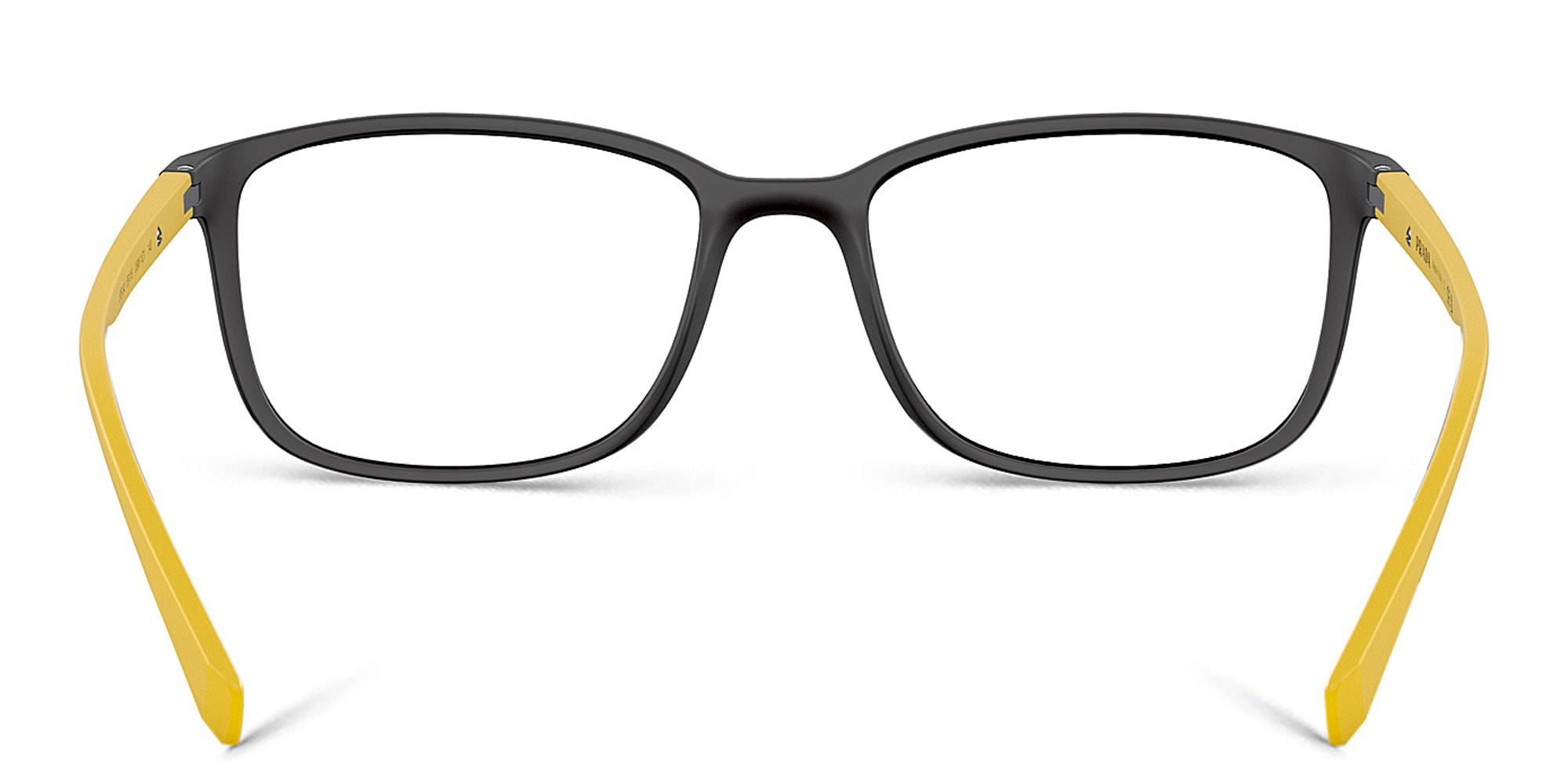 Prada Linea Rossa Wide Rectangle Eyeglasses in Matte Black – Product Photo 4
