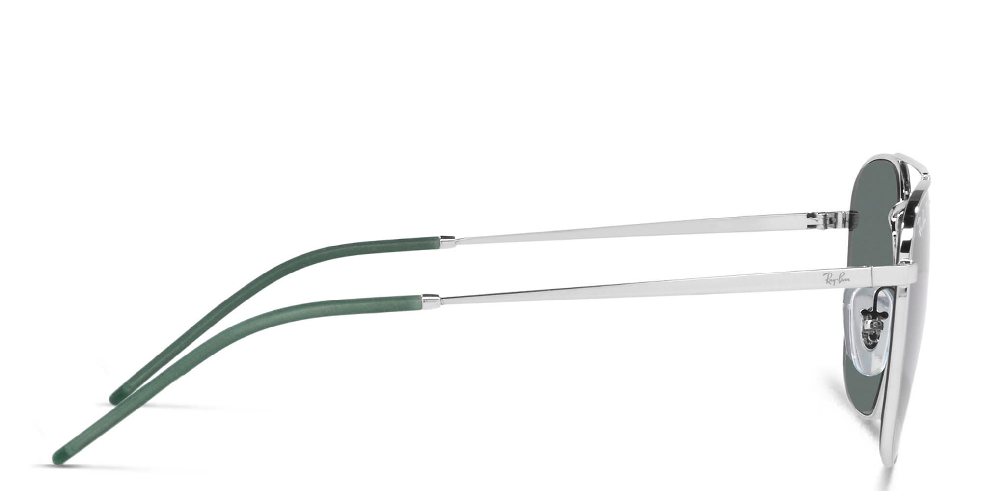 Shop Ray-Ban Square Sunglasses in Silver online.