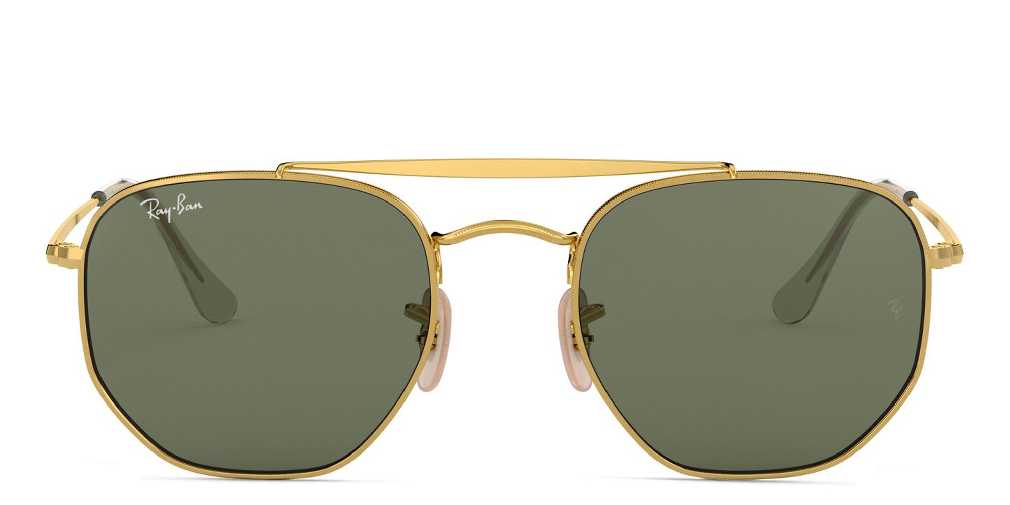Ray-Ban Marshal Irregular Sunglasses in Polished Arista Gold – Product Photo 1
