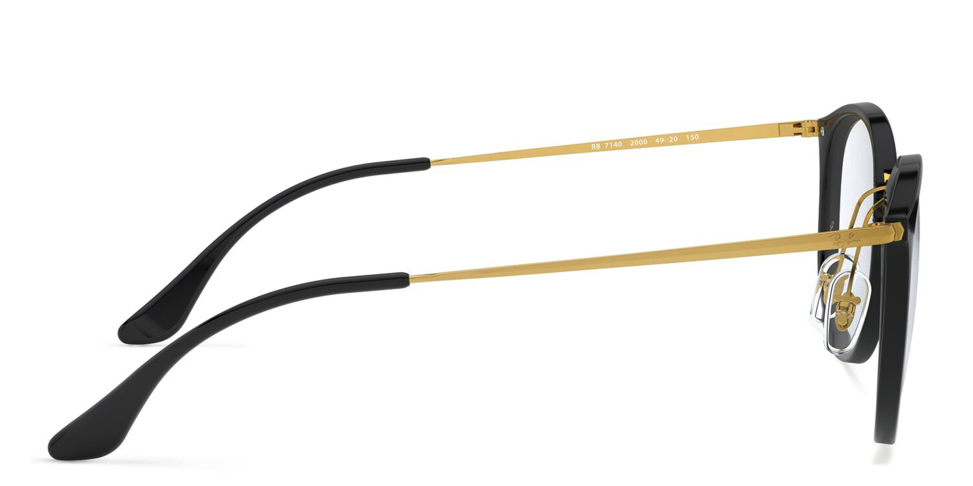 Ray-Ban Panthos Eyeglasses in Black – Product Photo 3