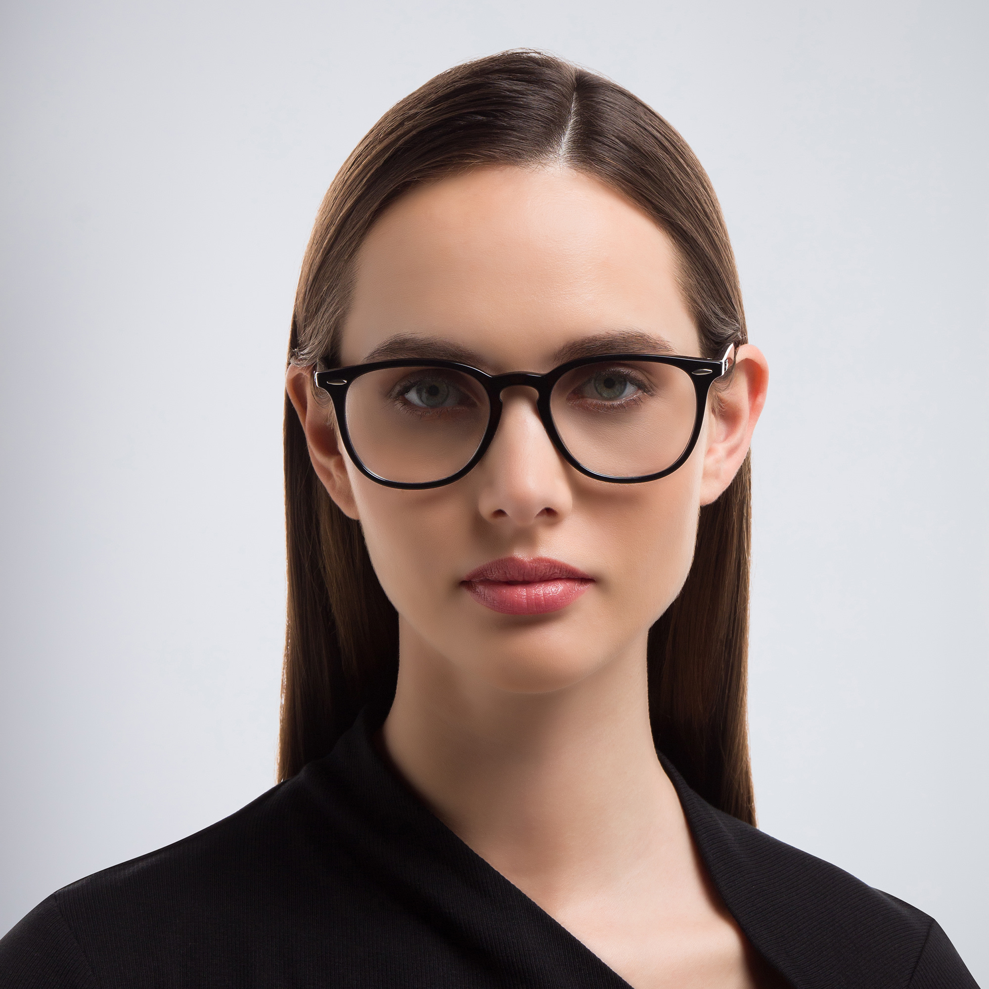 Ray-Ban Optics Unisex Panthos Eyeglasses in Black – Product Photo 5