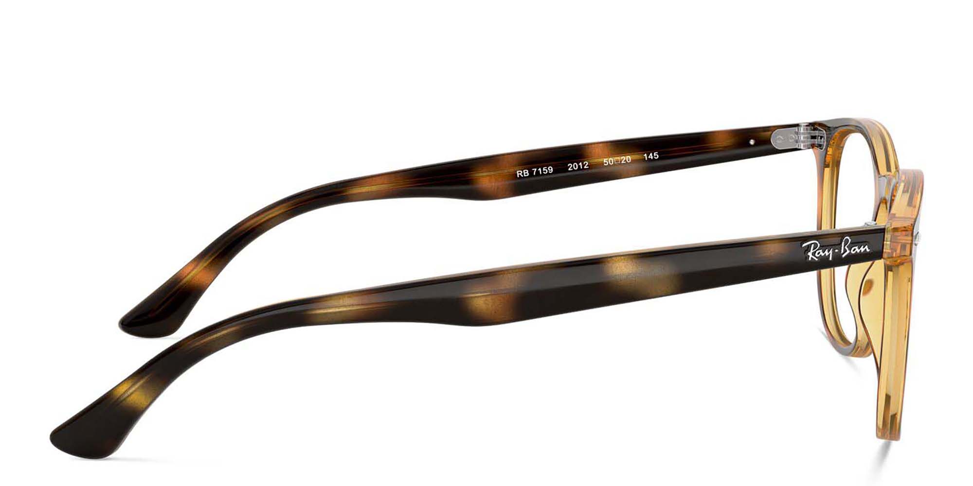 Ray-Ban Unisex Round Eyeglasses in Havana – Product Photo 3