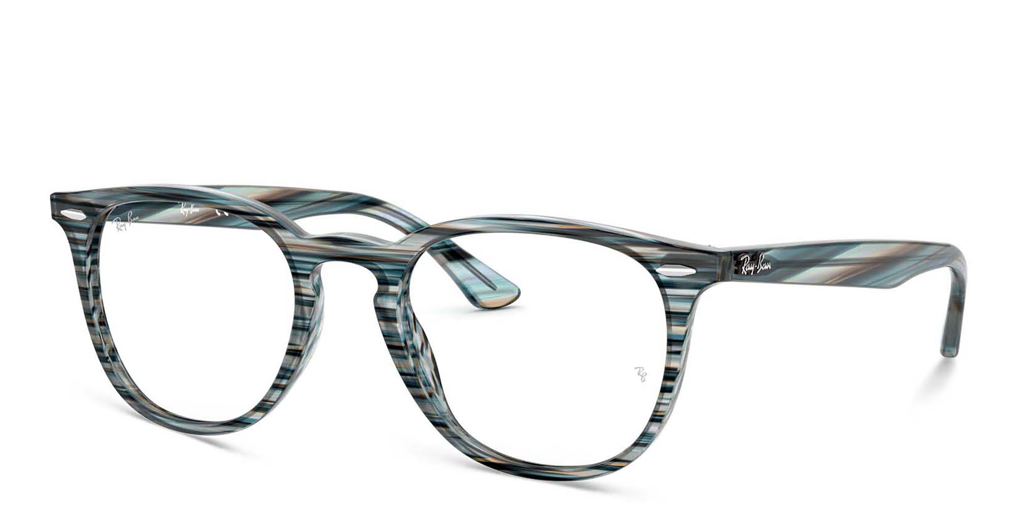 Ray-Ban Unisex Panthos Eyeglasses in Blue – Product Photo 2