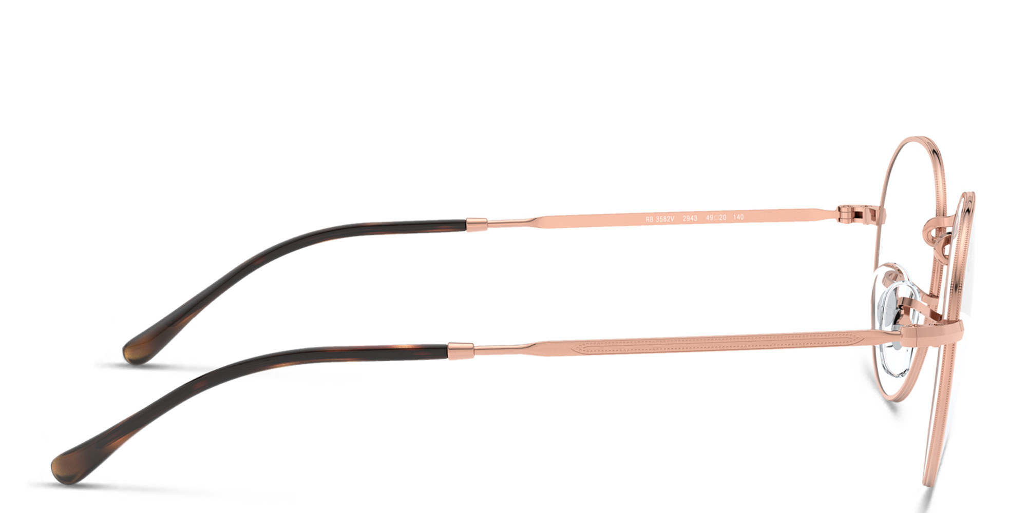 نظارة طبية "دايفيد" بإطار بانتوس للجنسين من راي بان بلون نحاسي - صورة المنتج 3
