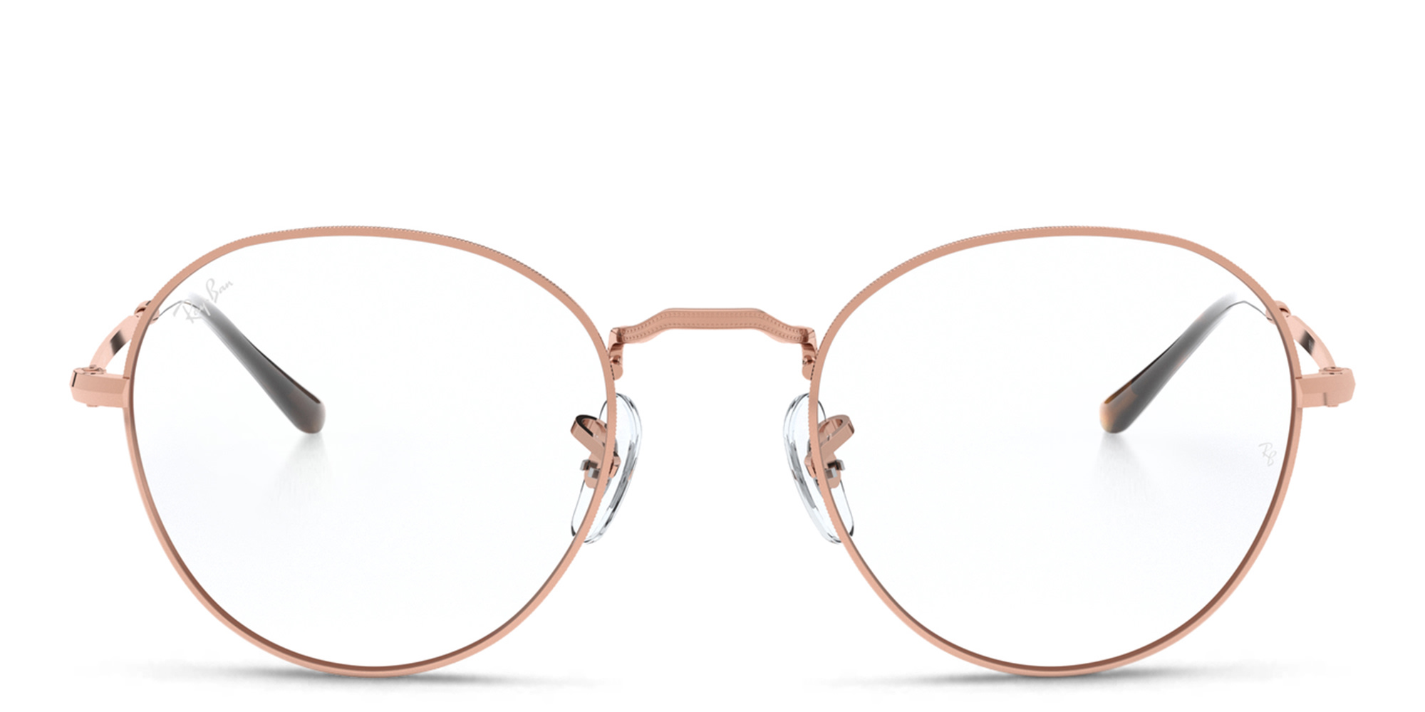 Ray-Ban David Unisex Panthos Eyeglasses in Copper – Product Photo 1